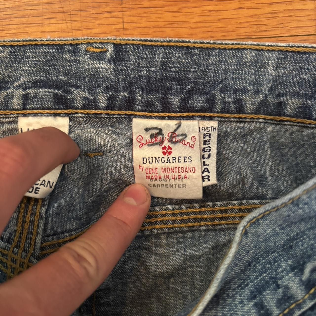 Lucky Brand VINTAGE CRAZY BAGGY LUCKY BRAND DENIM Size US 34 / EU 50 - 3 Thumbnail