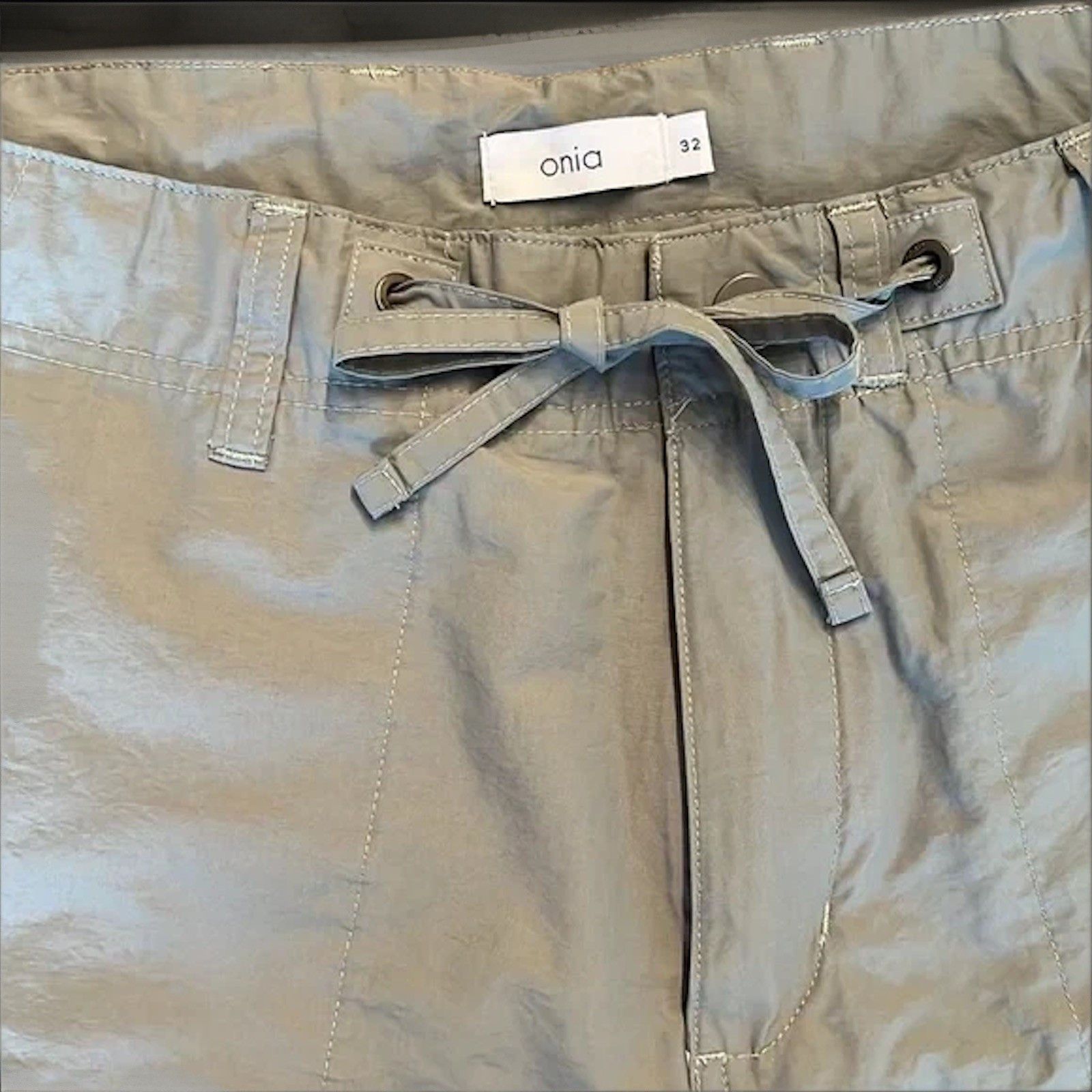 Onia Onia Chino Shorts Mens Sz32 Sage Cotton Blend Stretch 6'INS Size US 32 / EU 48 - 4 Thumbnail