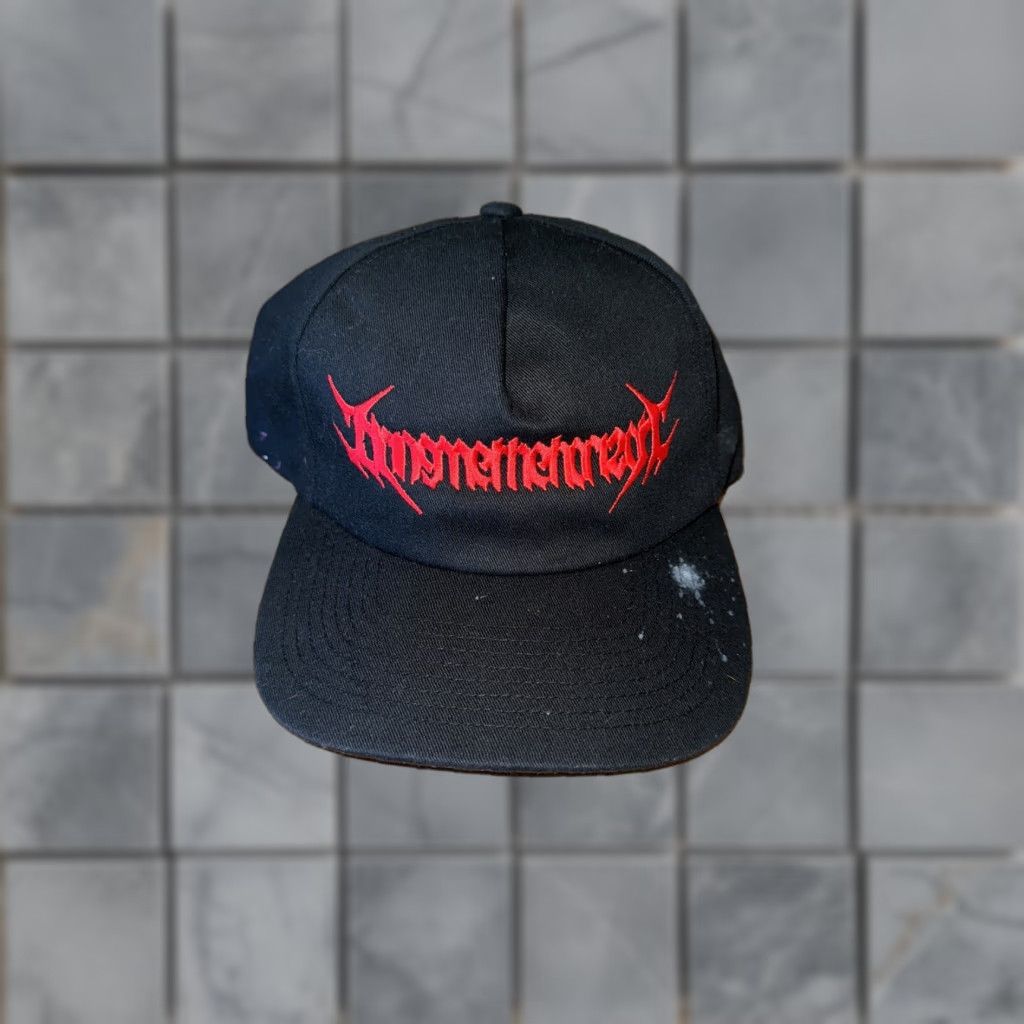Vintage Burn Down Eden Hat Black SnapBack Adjustable Men One Size Metal Cap Size ONE SIZE - 1 Thumbnail