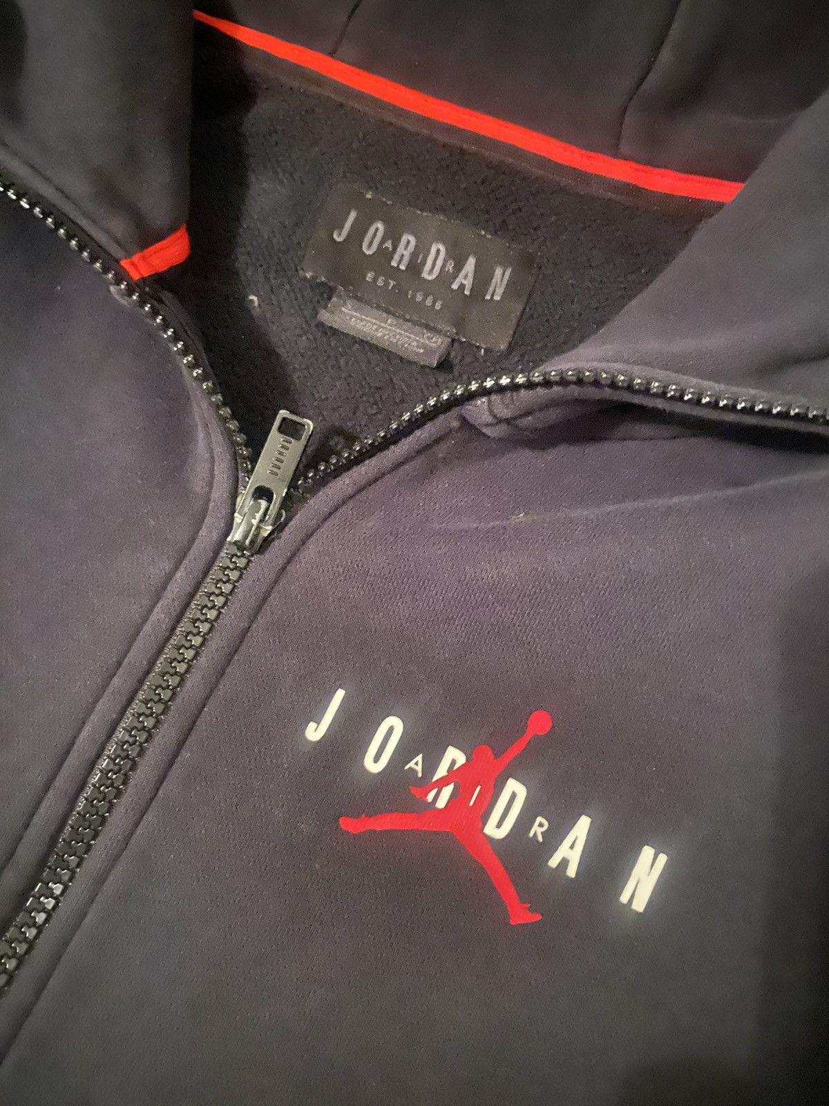Jordan Brand × Vintage Vintage Air Jordan Hoodie Size US S / EU 44-46 / 1 - 3 Thumbnail