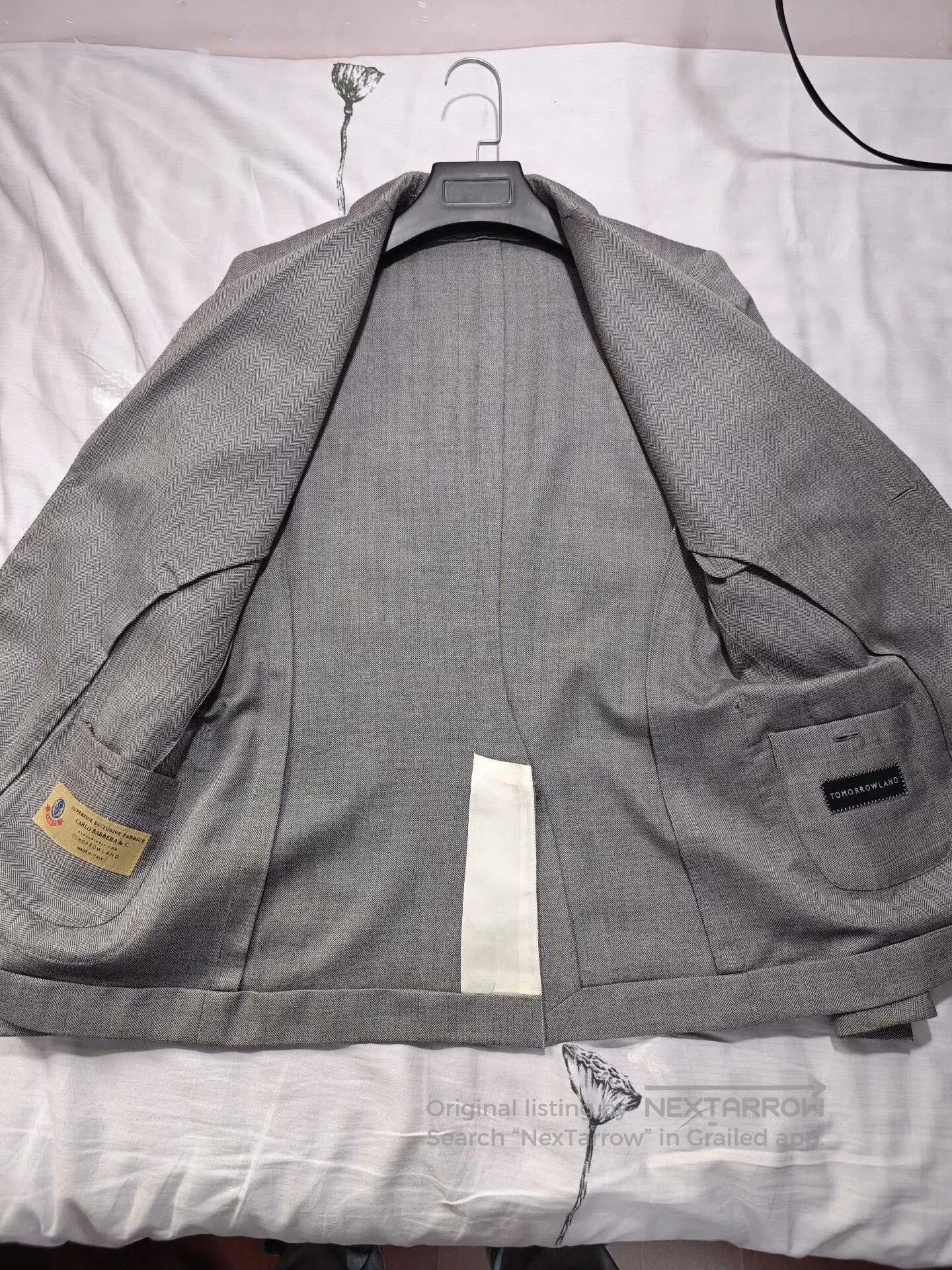 Luciano Barbera Italian Carlo Barbera Wool Silk Blazer. Size US S / EU 44-46 / 1 - 6 Thumbnail
