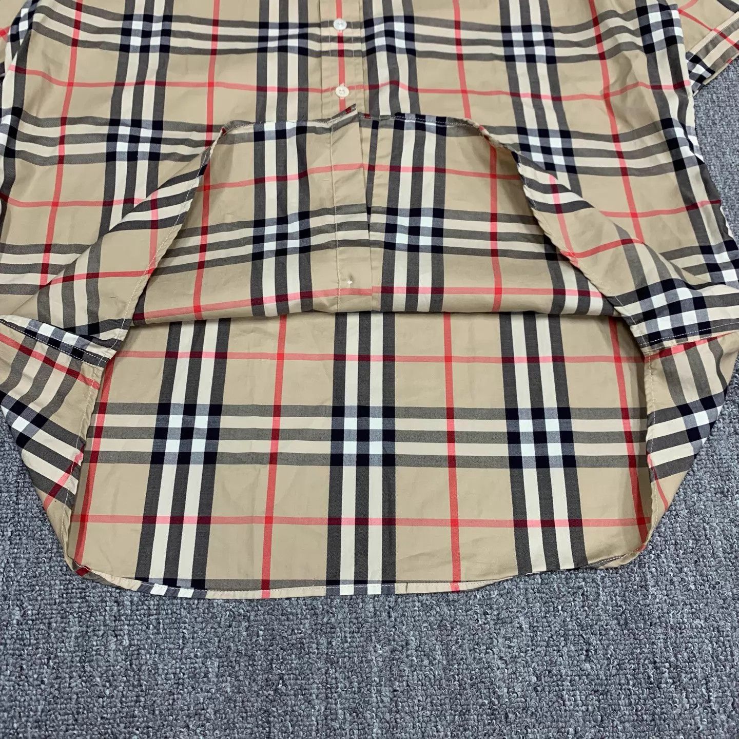 Burberry Burberry Brown Short Sleeve Shirt XL 95 New Collar Stain Size US XL / EU 56 / 4 - 9 Thumbnail