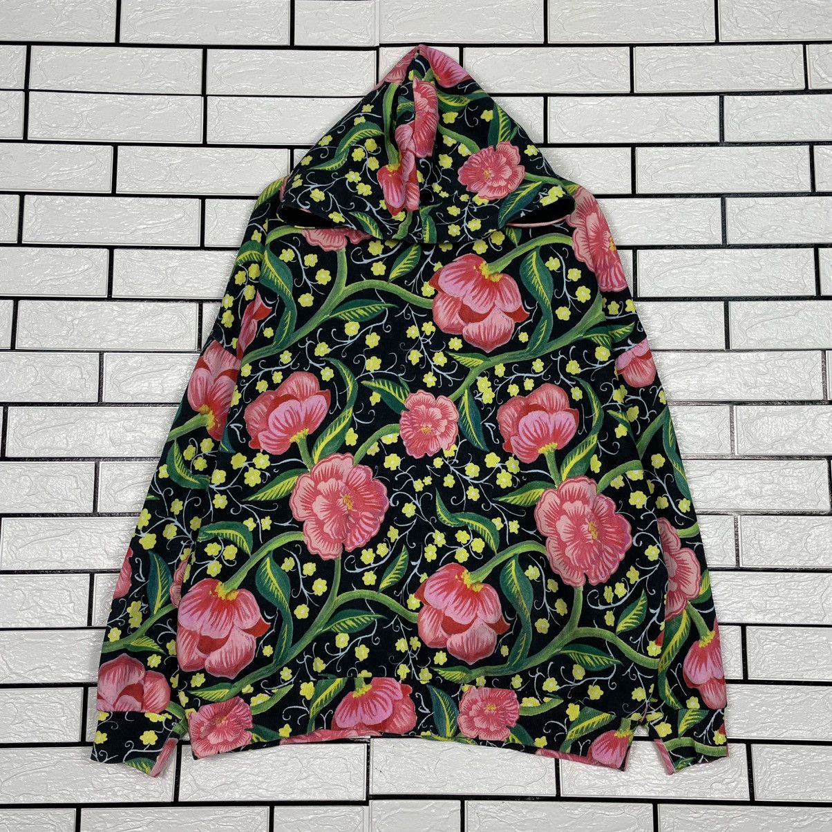Desigual Desigual Flower Design Pullover Hoodie Size US M / EU 48-50 / 2 - 1 Thumbnail