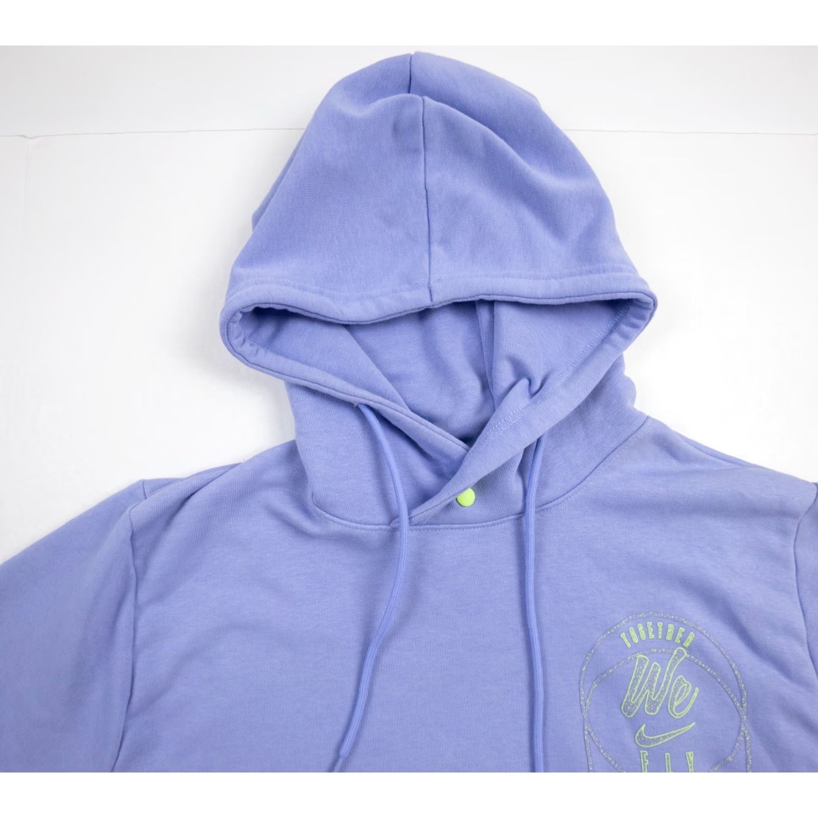 Nike Nike Women's Hoodie Sweatshirt XS Purple Oversized Pullover Knit Logo | Regular Fit | Activewear/Casual - 2010s? (ignore decade unless known) Size XS / US 0-2 / IT 36-38 - 2 Thumbnail