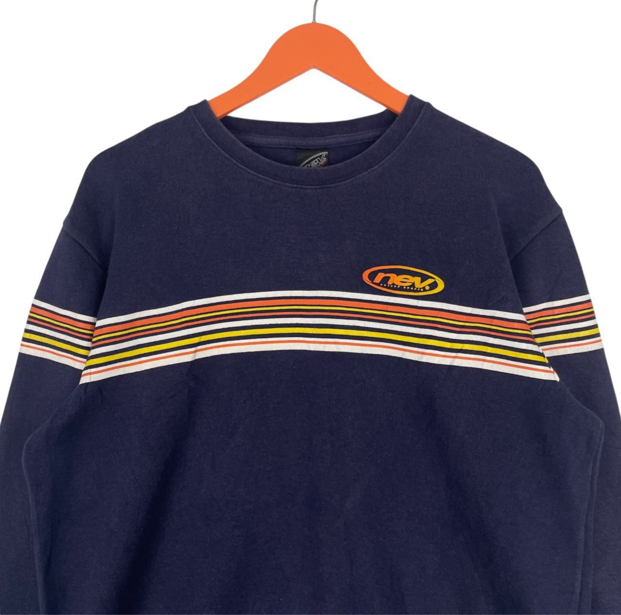 Japanese Brand Vintage Nev Surf Style Backhit Pullover Sweatshirt Size US L / EU 52-54 / 3 - 5 Thumbnail