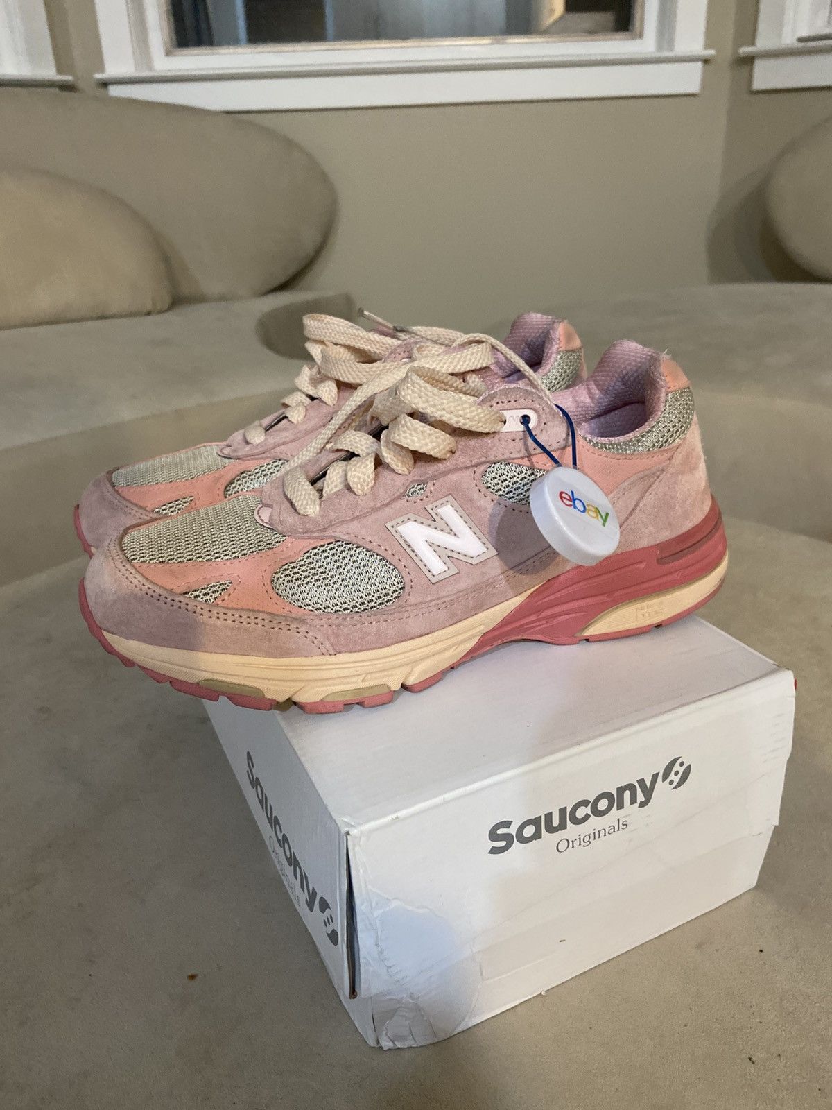 Joe Freshgoods × New Balance New Balance Joe Freshgoods × 993 Performance Art Powder Pink Size US 9 / EU 42 - 3 Thumbnail