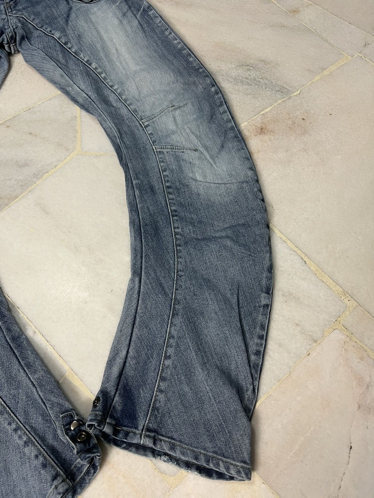 PPFM PPFM CURVED PUNK JEANS Size US 30 / EU 46 - 4 Thumbnail