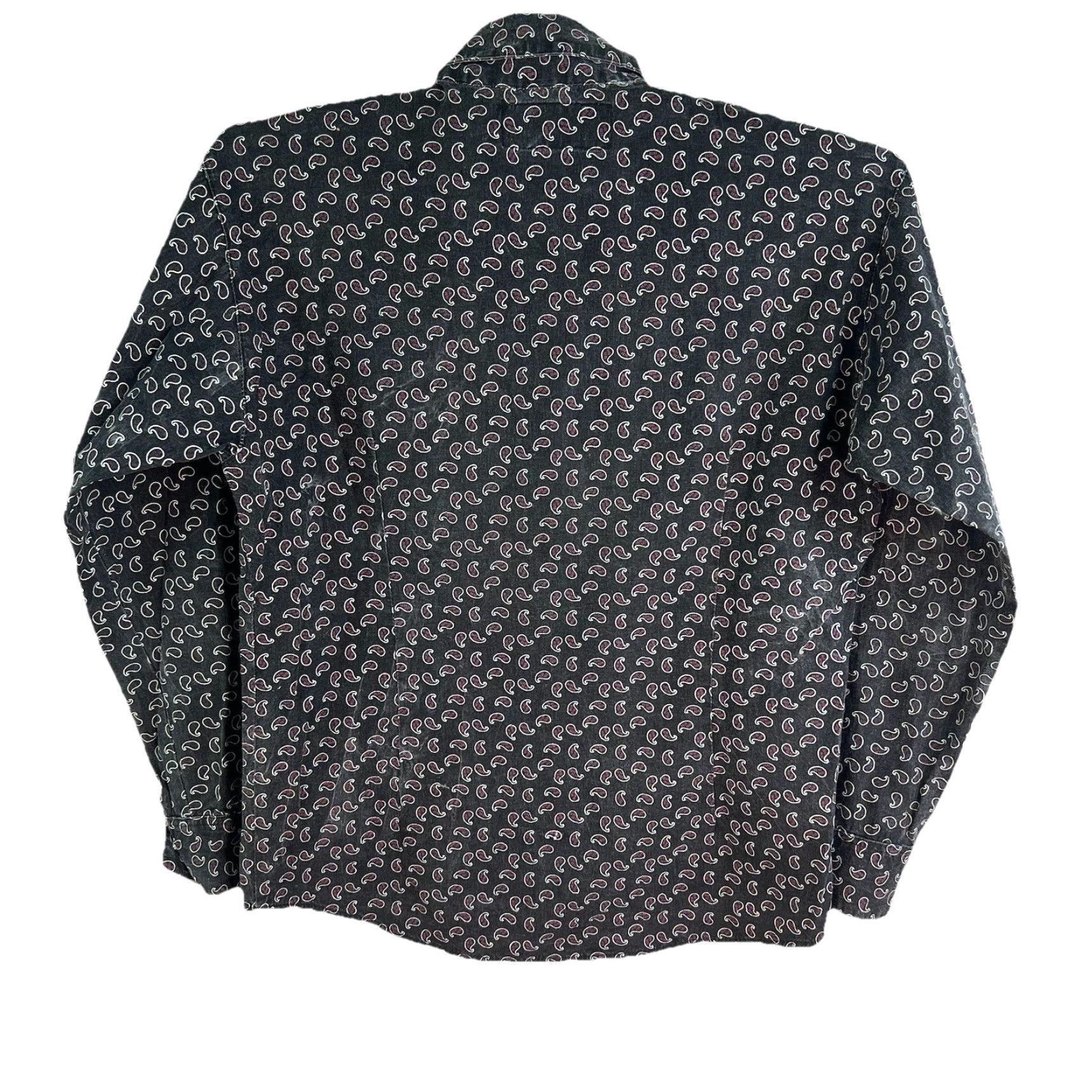 Vintage California Paisley Button-Up Shirt Men Size S Black Long Sleeve Size US S / EU 44-46 / 1 - 2 Thumbnail
