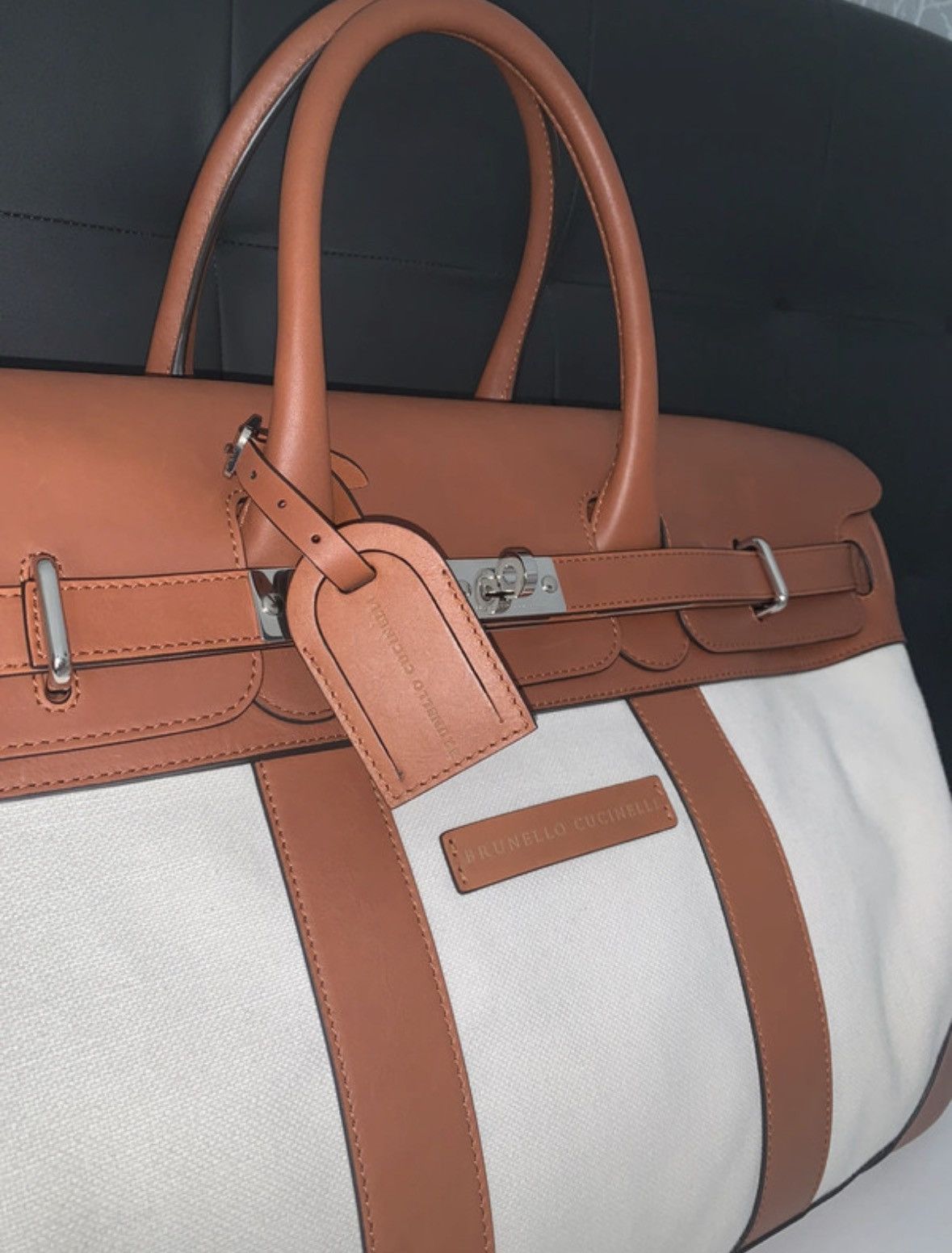 Brunello Cucinelli Brunello Cucinelli Country Weekender Bag Size ONE SIZE - 2 Thumbnail