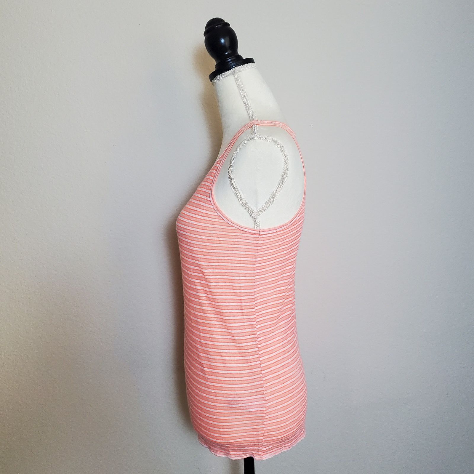 J.Crew J. Crew Pink Striped Tank Top Small Size S / US 4 / IT 40 - 4 Thumbnail