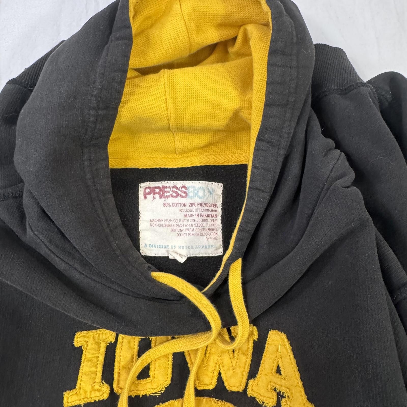 Designer Iowa Hawkeyes Men's Sweatshirt Hoodie XL Black Long Sleeve Size US XL / EU 56 / 4 - 9 Thumbnail