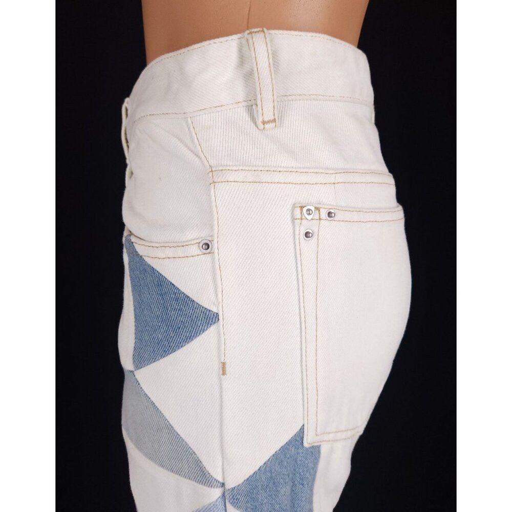 Isabel Marant Etoile Isabel Marant Etoile Lea Patchwork Star Jeans FR 34 x 30 XS Size 27" / US 4 / IT 40 - 8 Thumbnail