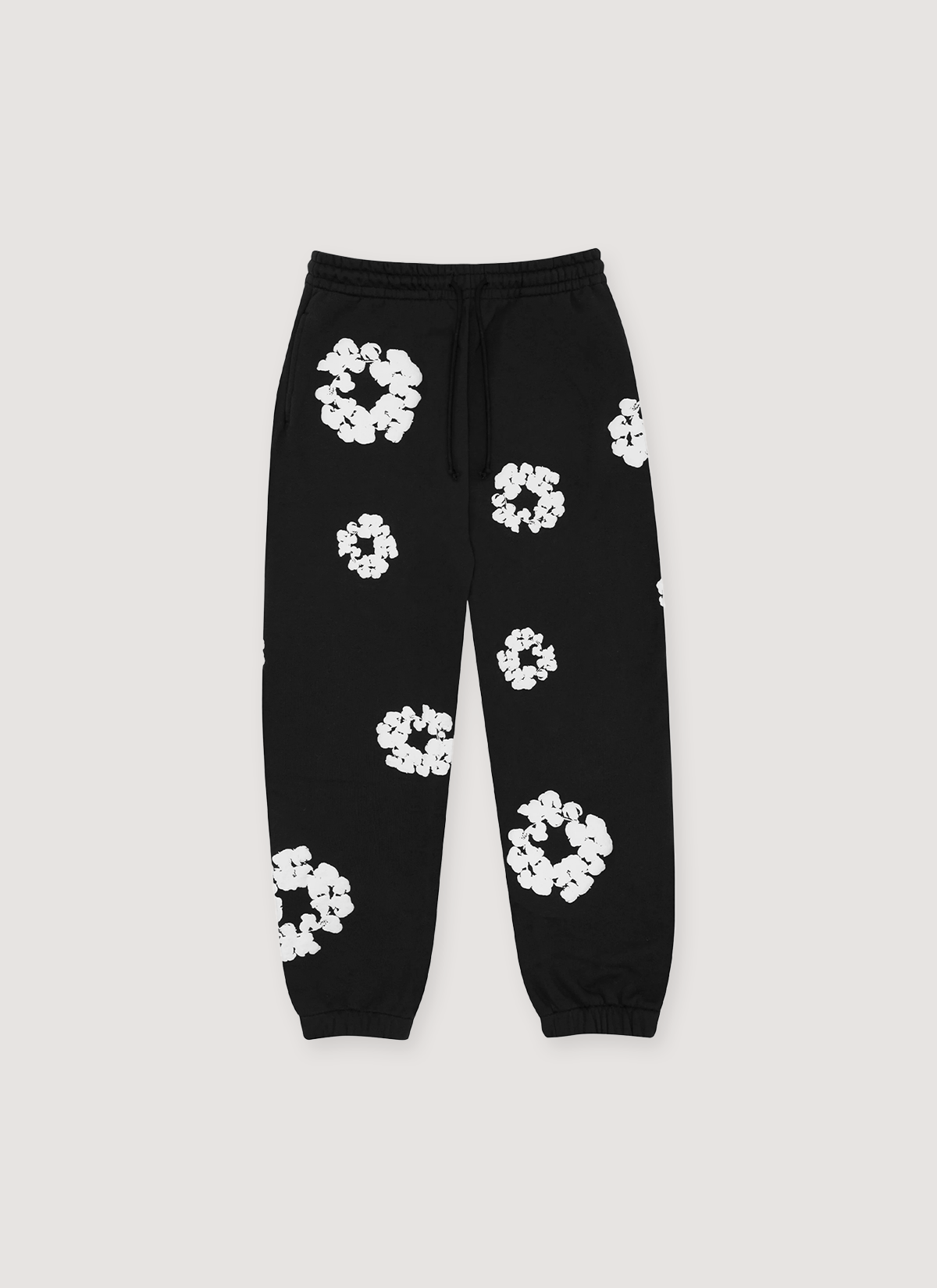 DENIM TEARS Cotton Wreath Sweatpants Black Size US 36 / EU 52 - 1 Thumbnail
