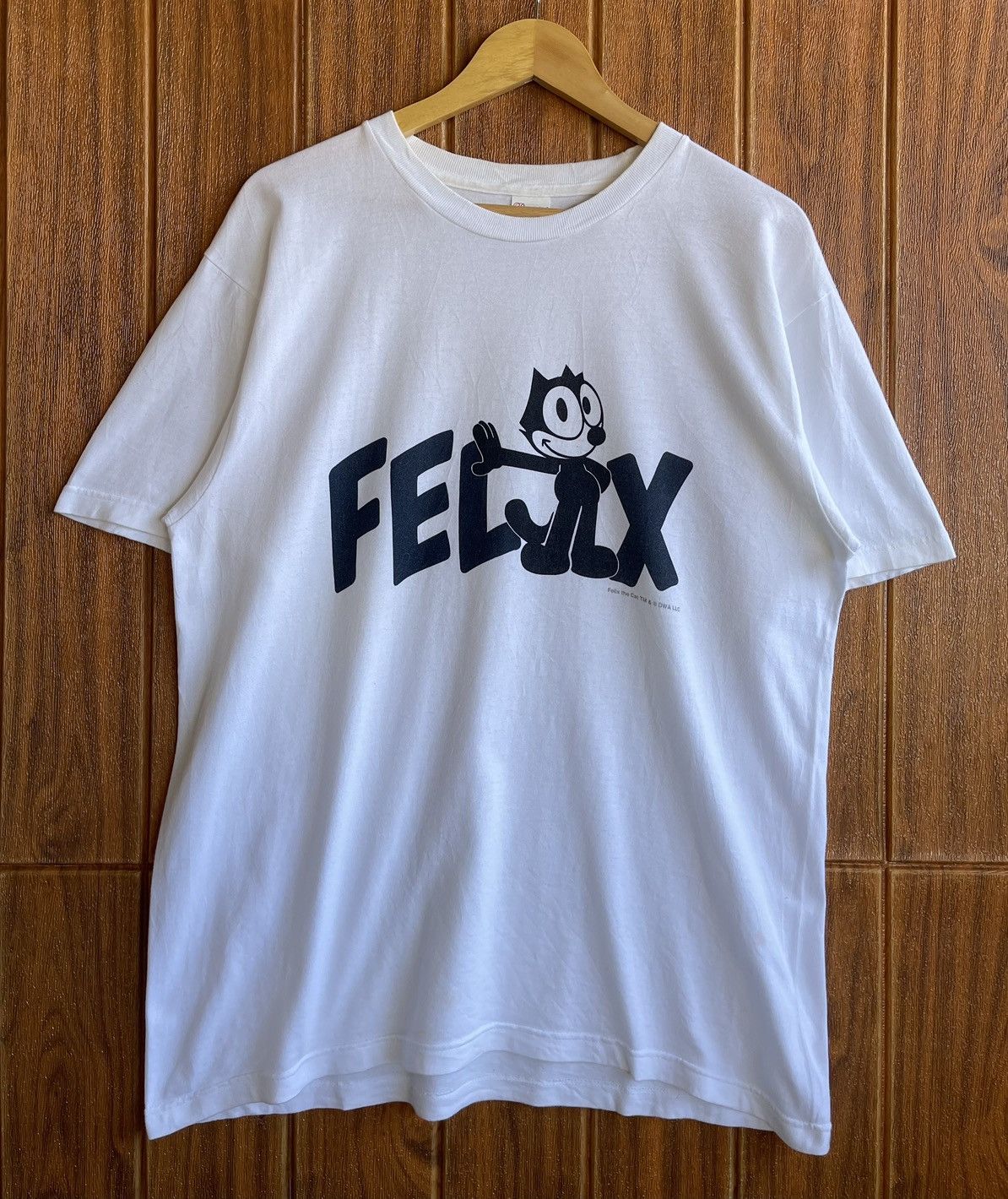 Beauty Beast Vintage’y2k🔥FELIX THE CAT🔥Big Logo White Tshirt Size US L / EU 52-54 / 3 - 1 Thumbnail