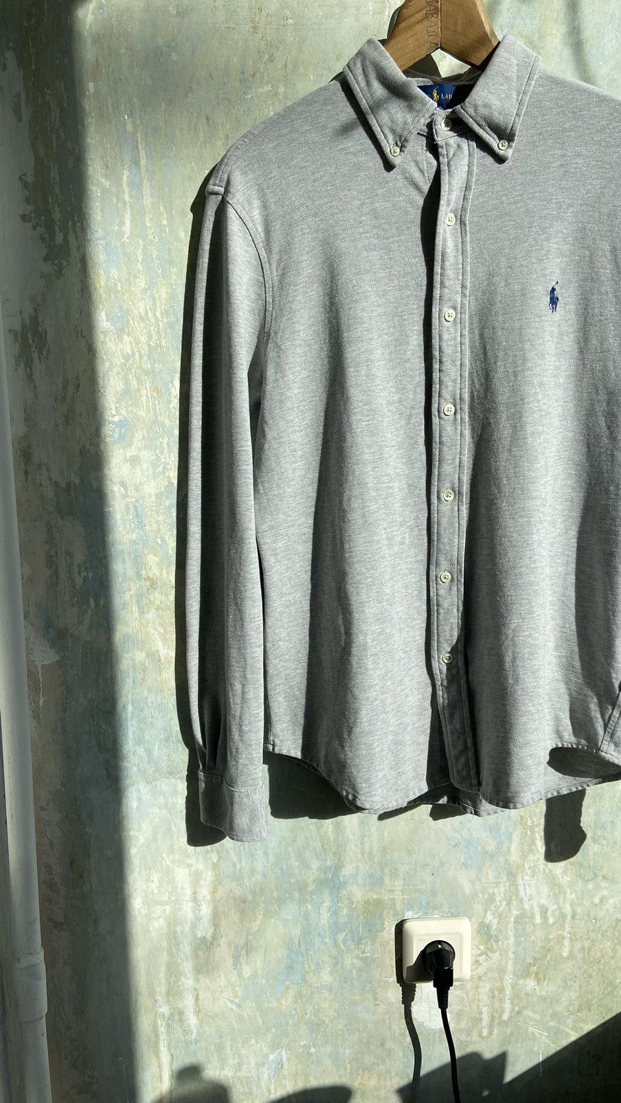 Ralph Lauren Polo Ralph Lauren Featherweight Mesh dark grey ls shirt Size US M / EU 48-50 / 2 - 2 Thumbnail