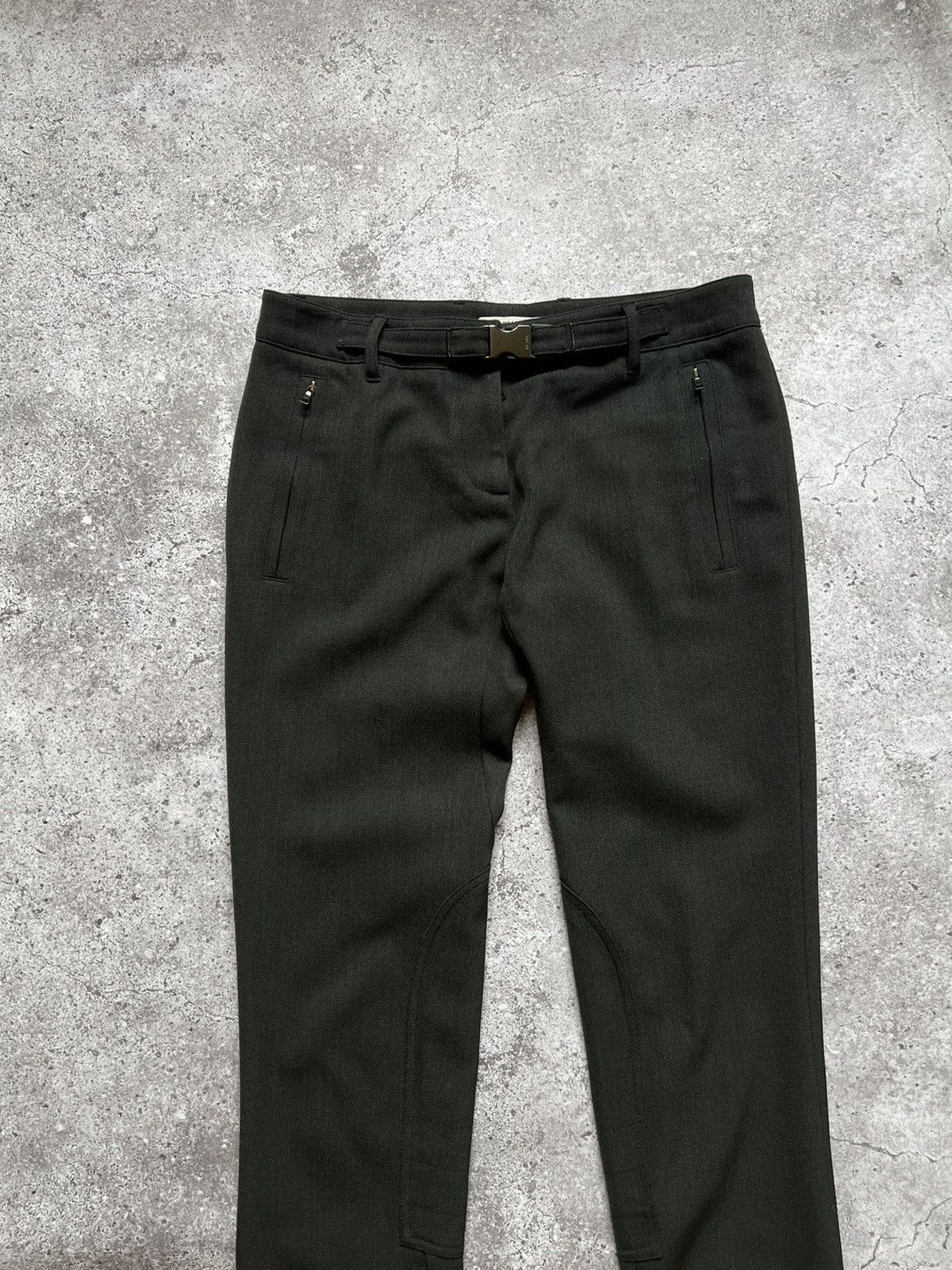 Prada Vintage Prada Wool Trousers Pants Size 27" / US 4 / IT 40 - 2 Thumbnail