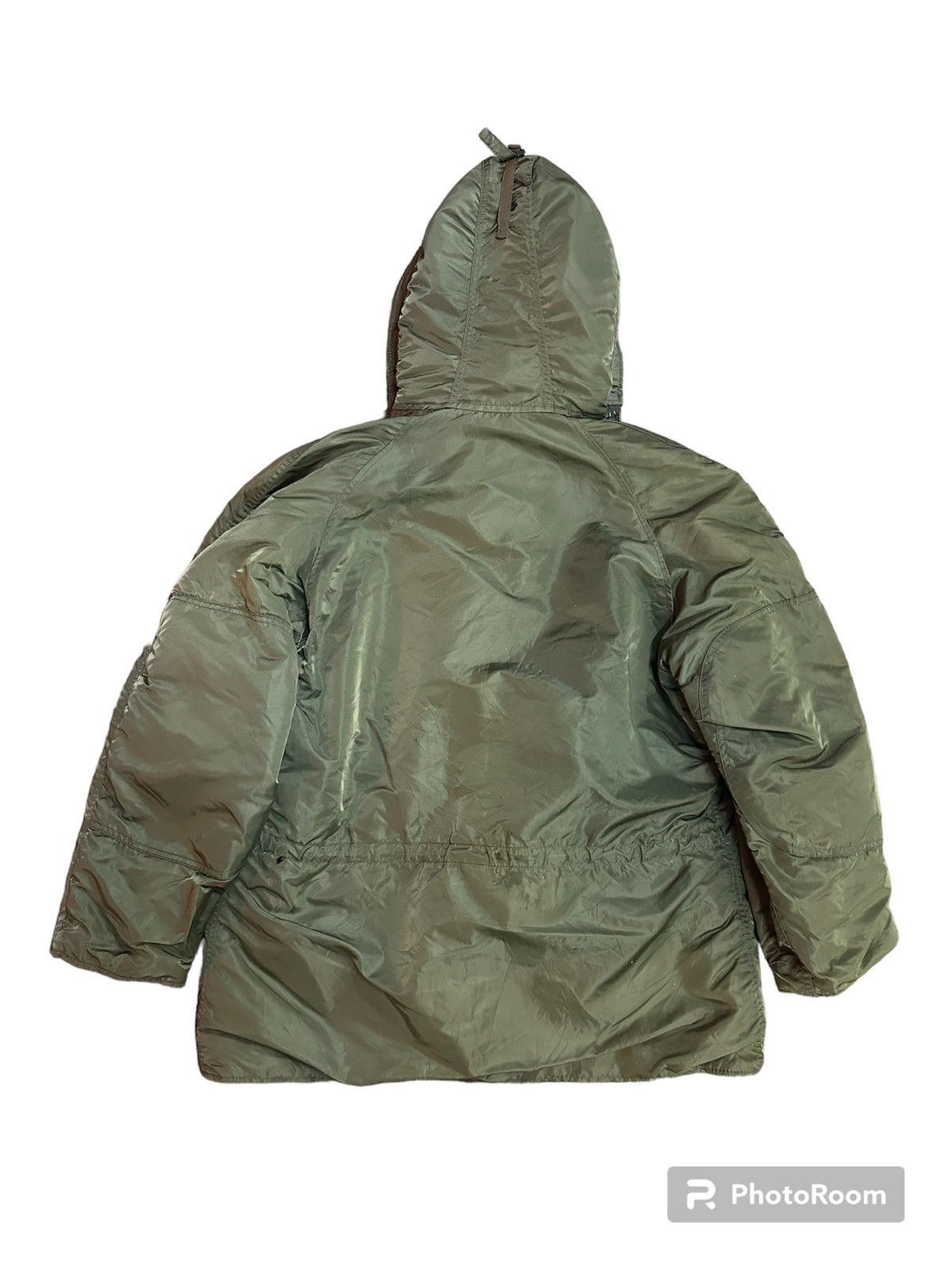Alpha Industries × Vintage Alpha industries parka N-3B sunfaded Size US XL / EU 56 / 4 - 2 Thumbnail
