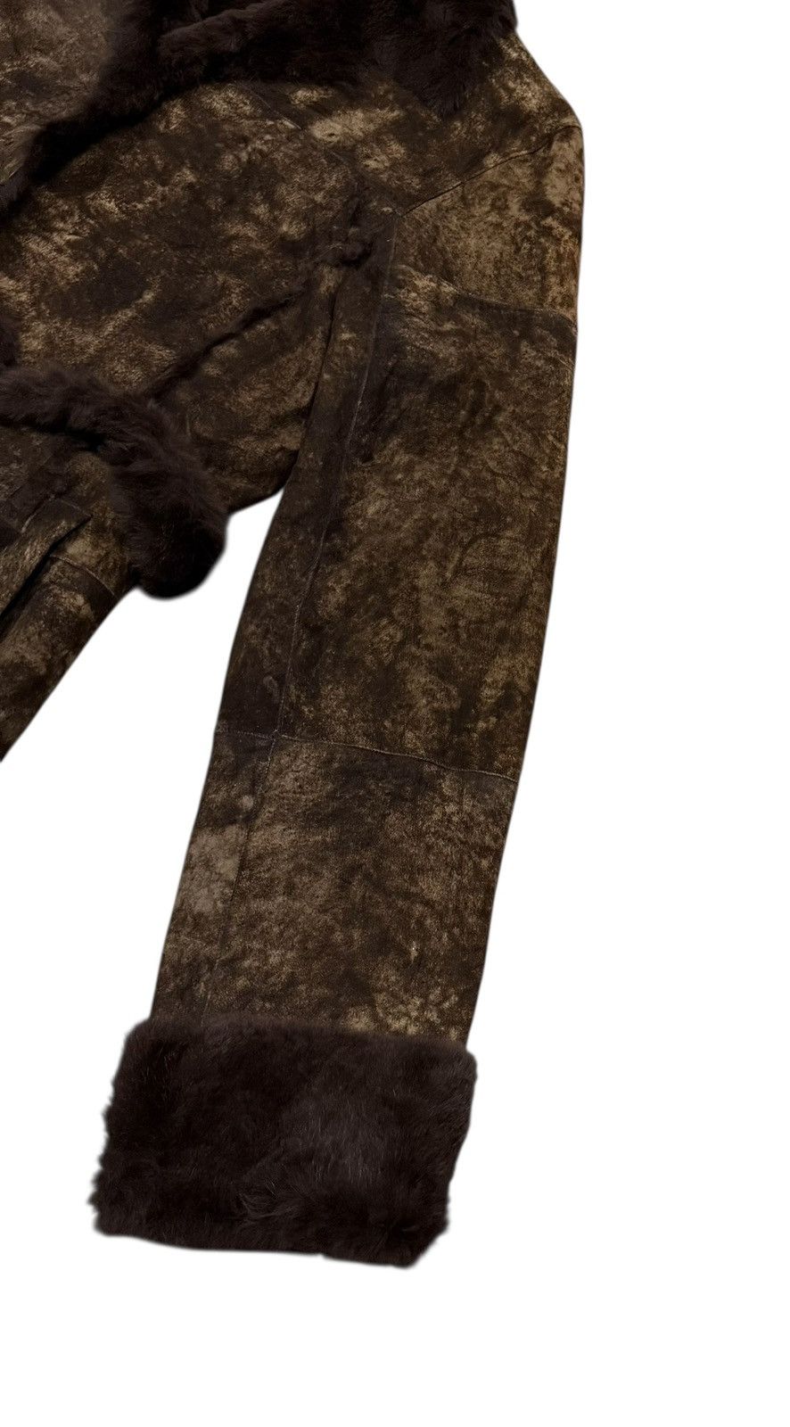 If Six Was Nine Vintage The Ballroom Rabbit Fur Hybrid Pigskin Leather Jaket Size S / US 4 / IT 40 - 7 Thumbnail