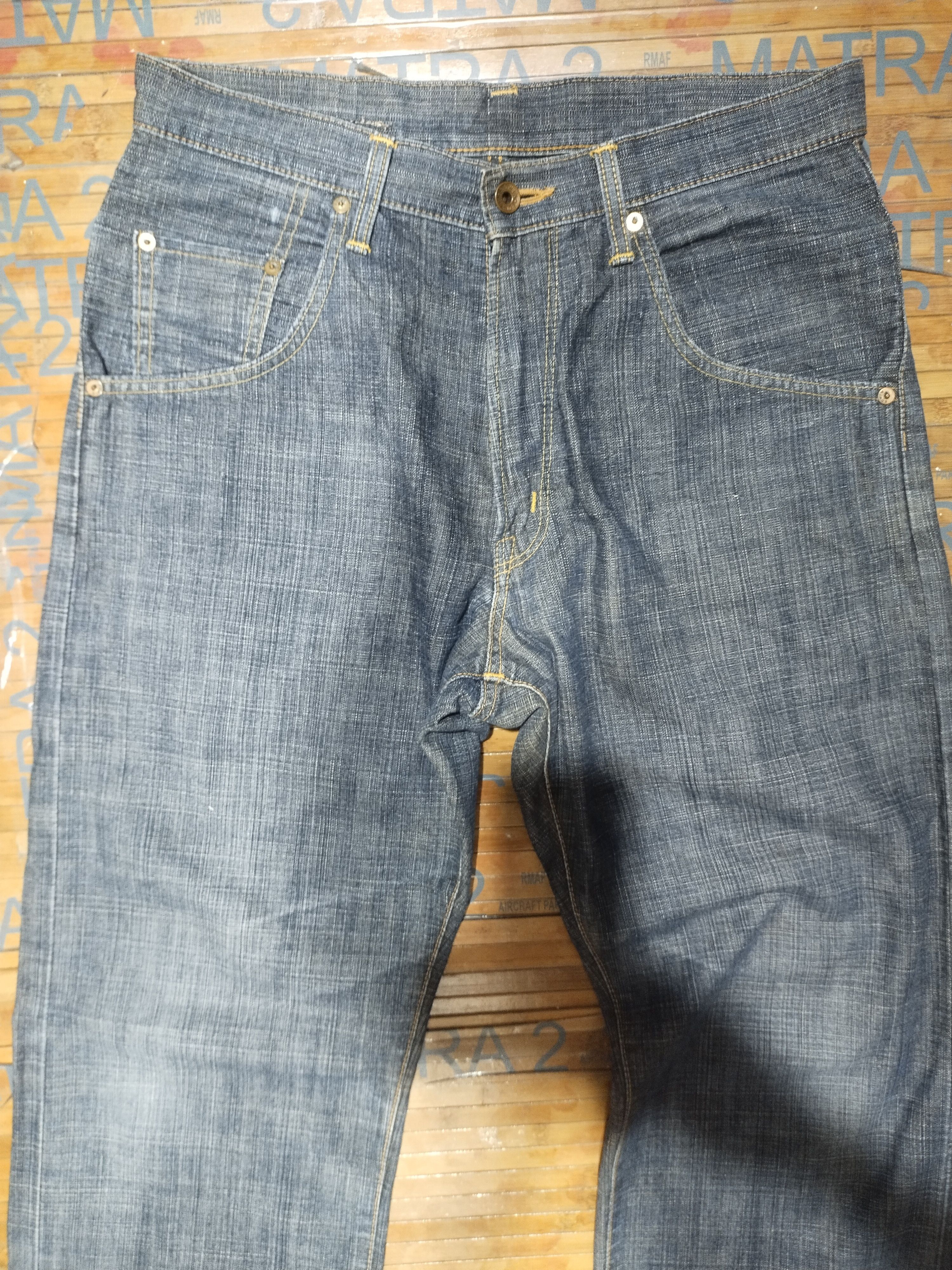 Edwin × Japanese Brand × Vintage Edwin 505D " Orengs Taq" Sz 32" Size US 32 / EU 48 - 9 Thumbnail