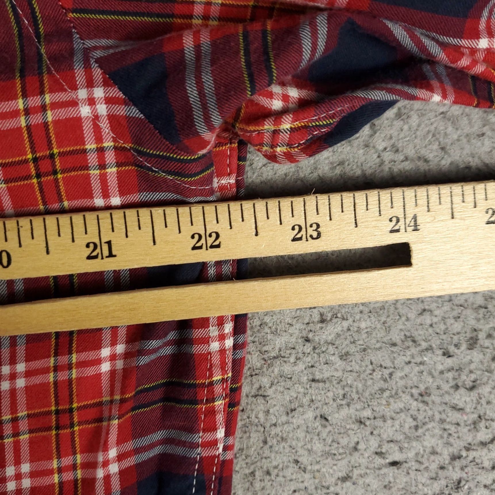 Faconnable Façonnable Red Plaid Button-Up Shirt Mens Medium Long Sleeve Casual Size US M / EU 48-50 / 2 - 6 Thumbnail