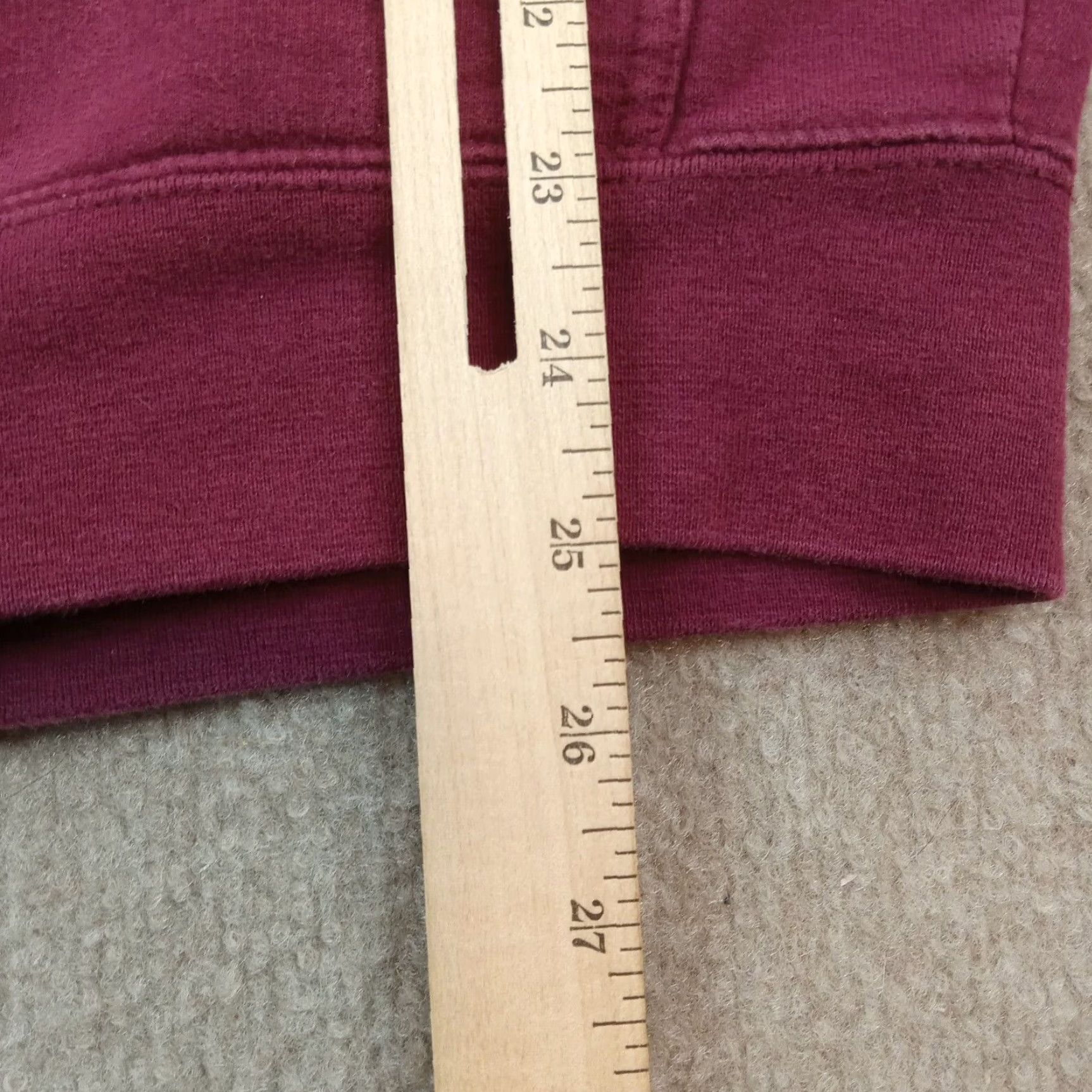 Vintage Independent Trading Company Hoodie Mens Small Red Hooded Long Sleeve Zip Full Zip Skater Size US S / EU 44-46 / 1 - 3 Thumbnail