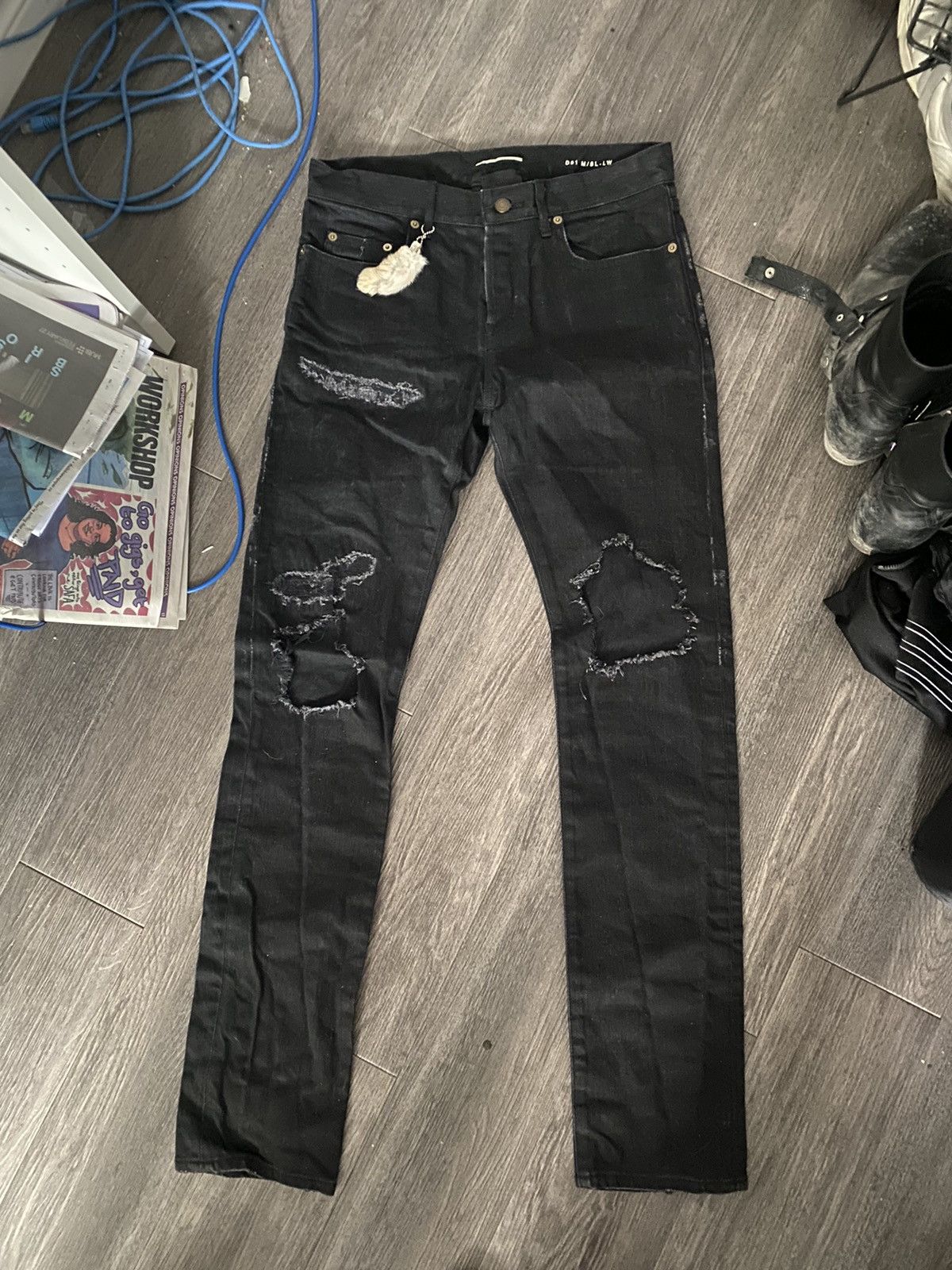 Saint Laurent Paris slp d01 Size US 30 / EU 46 - 1 Thumbnail