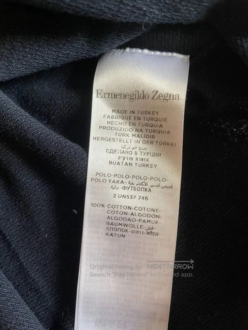 Ermenegildo Zegna Ermenegildo Zegna Short Sleeve Polo. Size US M / EU 48-50 / 2 - 7 Thumbnail
