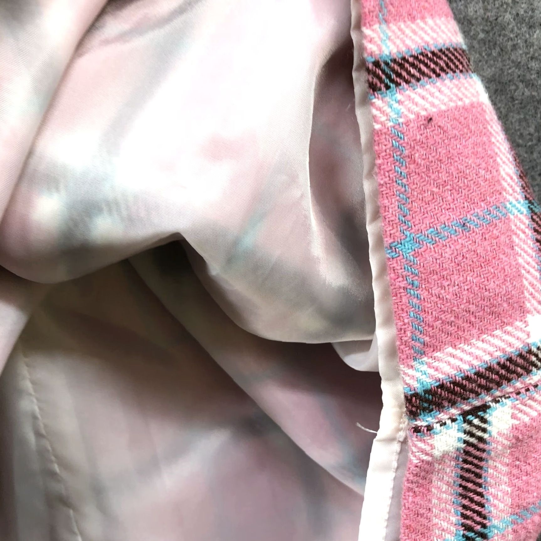 Vintage VINTAGE Polly Flinders Dress Girls 18M Wool Blend Pink Plaid Pinafore Sleeveless Size ONE SIZE - 6 Thumbnail