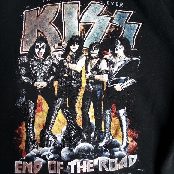 KISS Kiss End Of The Road Final Tour Zipper Hoodie Sweatshirt Size US XXL / EU 58 / 5 - 1 Thumbnail