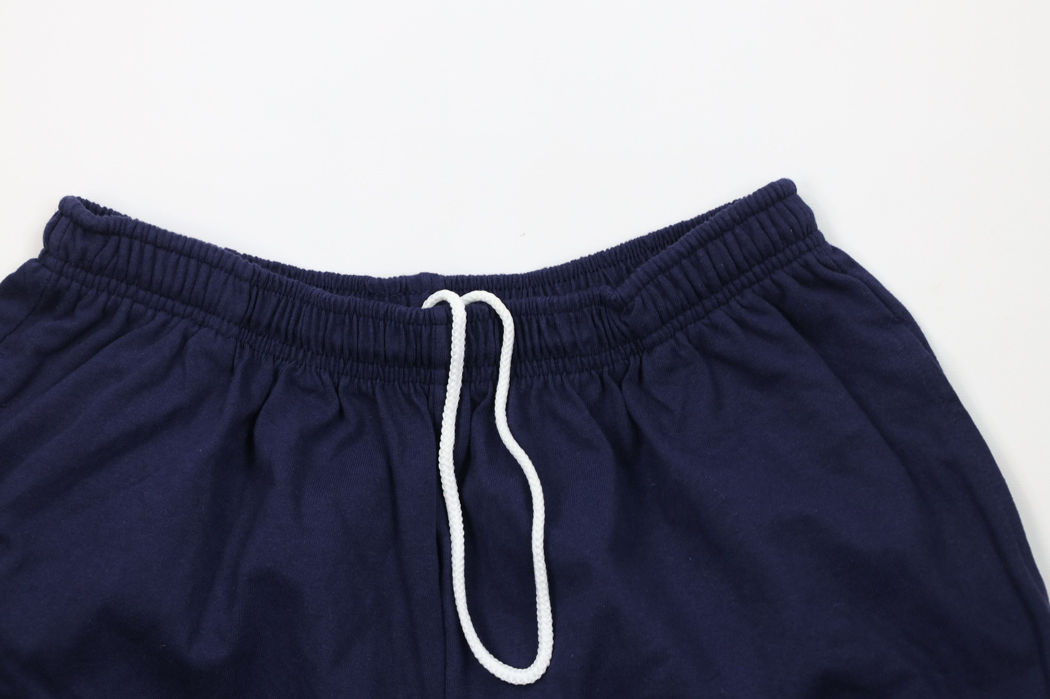 Vintage Vintage 90s Y2K Streetwear Heavyweight Cotton Shorts Blue Size US 34 / EU 50 - 2 Thumbnail