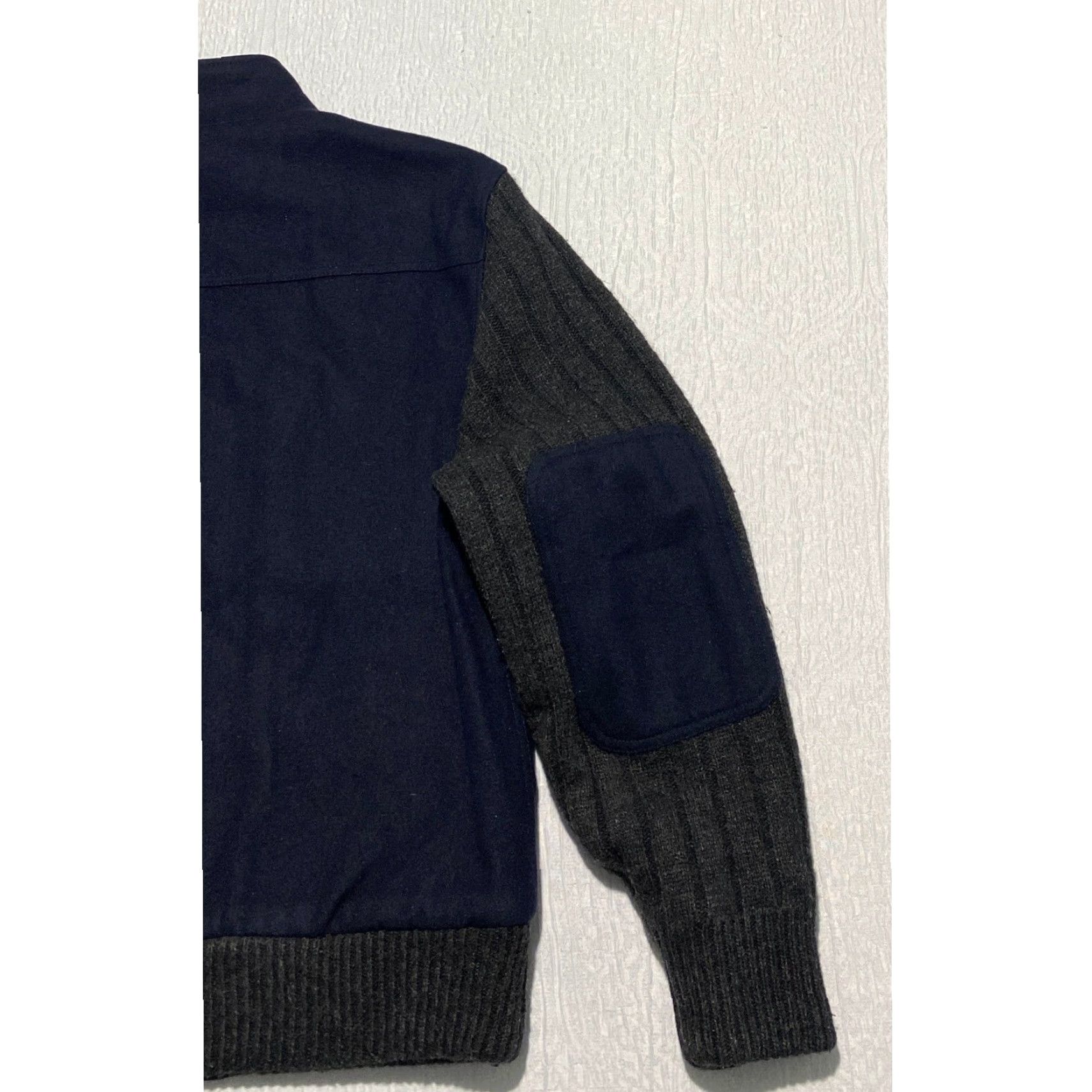 Vintage Hawke & Co Outfitter Bomber Jacket Wool Blend Full Zip Blue M Men Size M Size US M / EU 48-50 / 2 - 3 Thumbnail