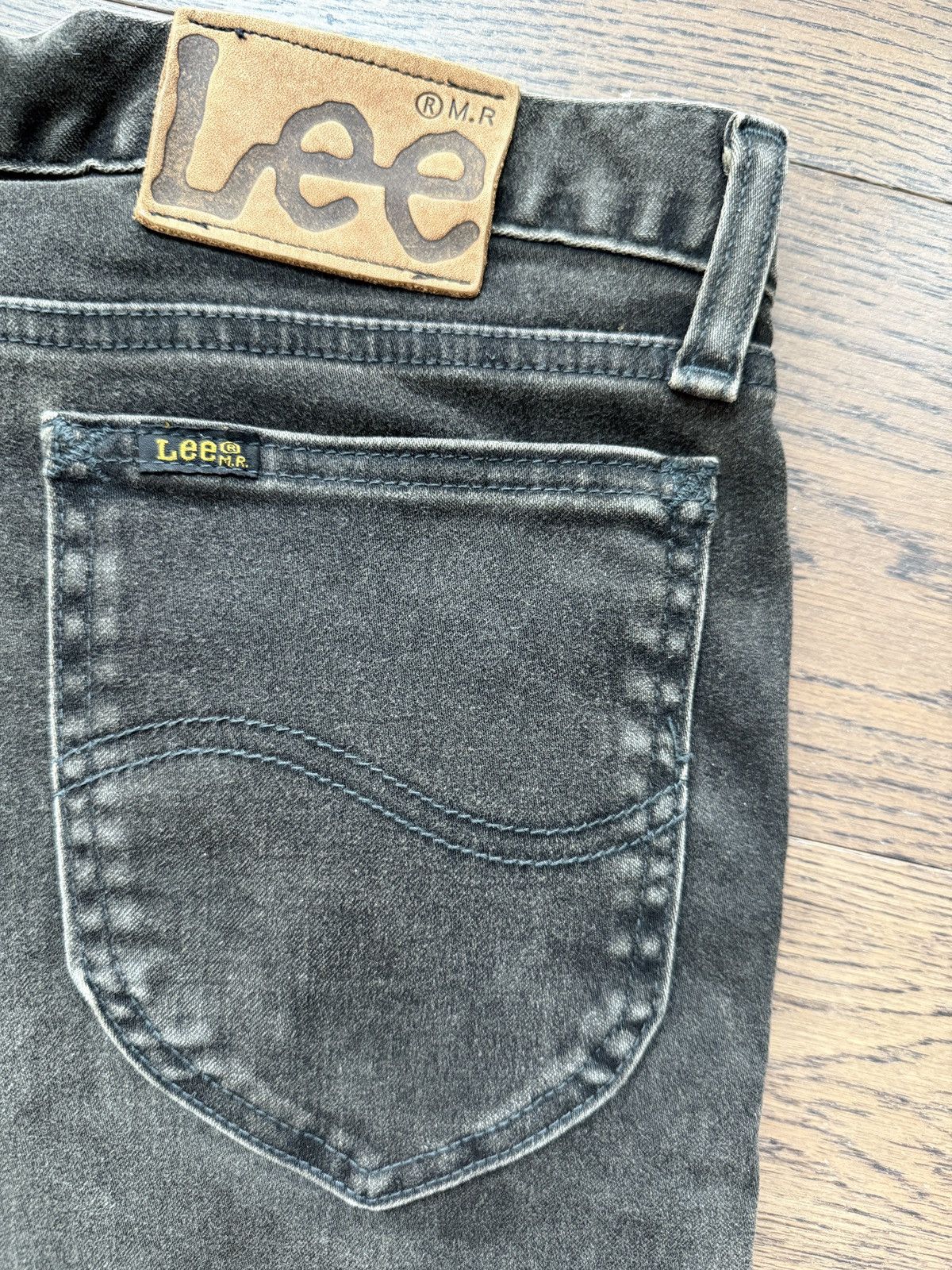 Lee Lee Japan Made Men Vintage Treatment Black Bell Bottom Jeans Size US 31 - 8 Thumbnail