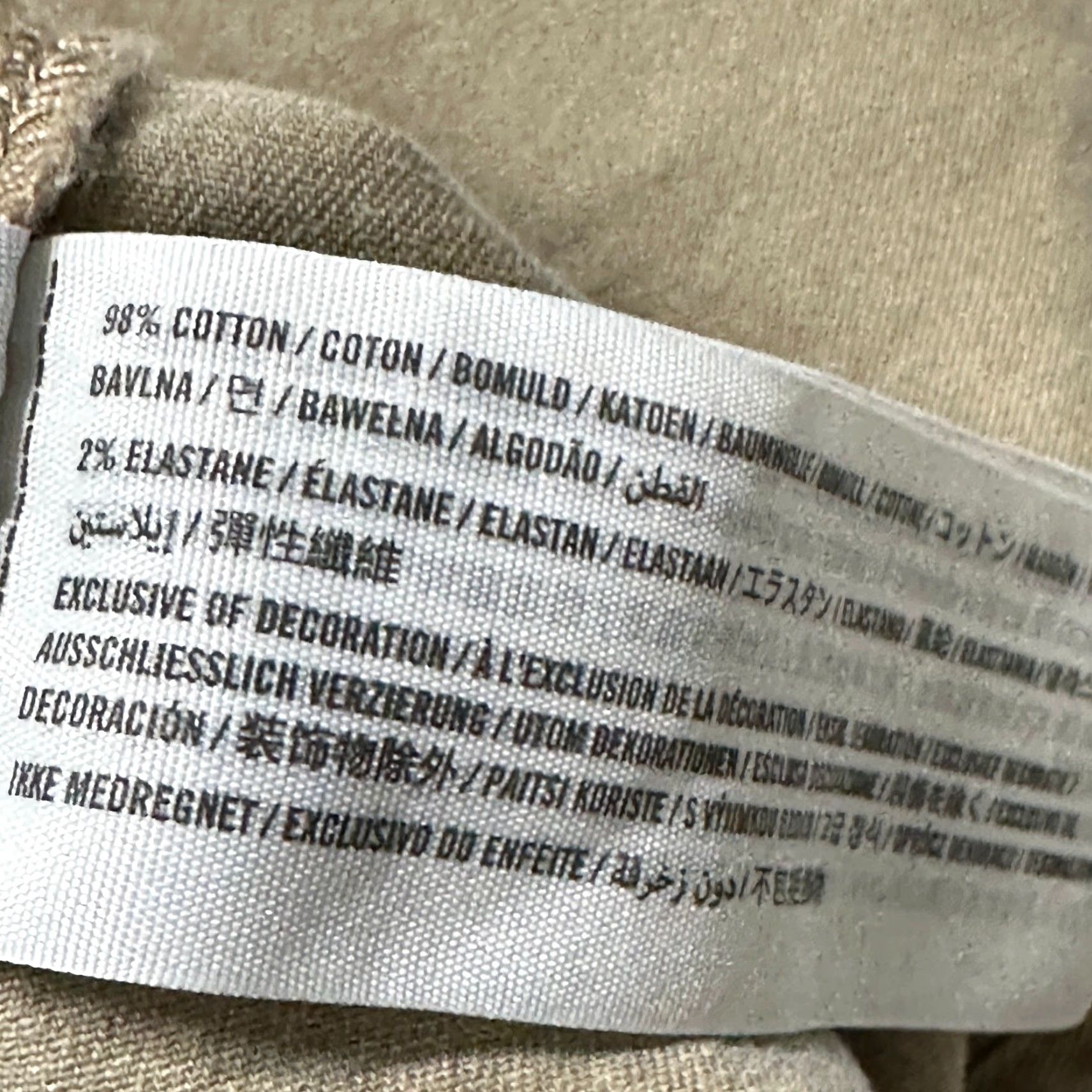 Abercrombie & Fitch Abercrombie & Fitch Jeans Women 29 Tan Beige Cotton 5-Pocket Zipper Regular Straight Belt Loops Size 29 Preppy Classic y2k Size 29" - 7 Thumbnail
