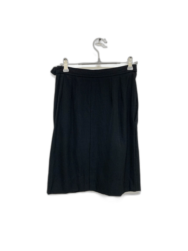 YSL Black Bodycon Skirt Size 36