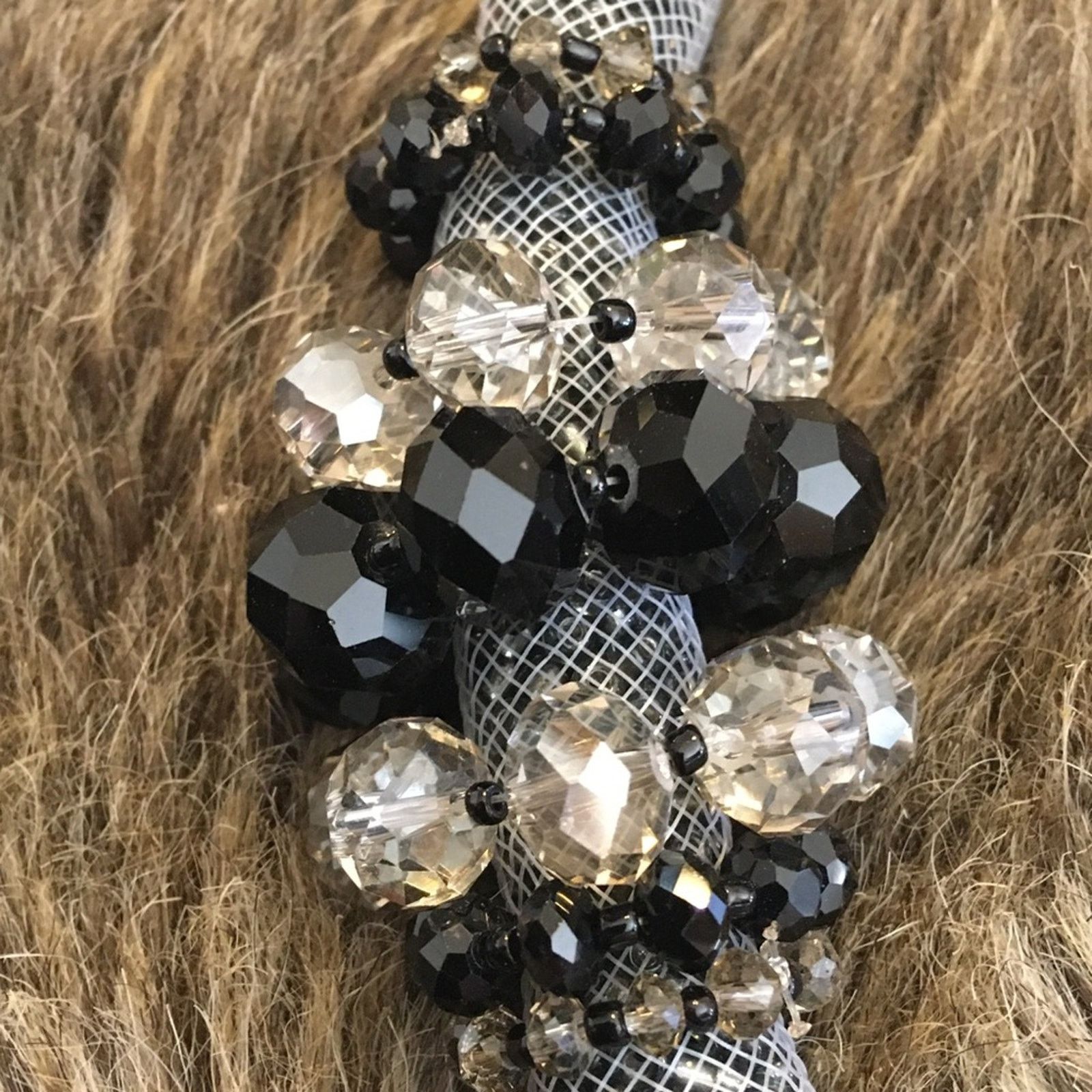 Jewelry You & I bold bead filled snake like mesh necklace Size ONE SIZE - 8 Thumbnail
