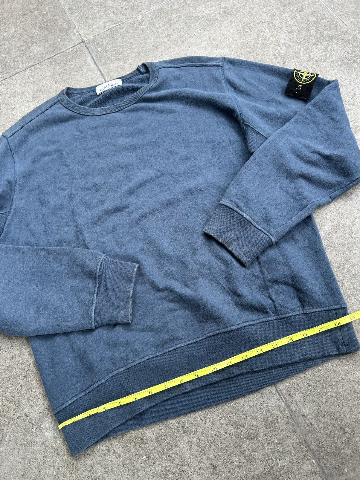Stone Island Stone Island Blue Crewneck Sweatshirt Size US L / EU 52-54 / 3 - 18 Thumbnail