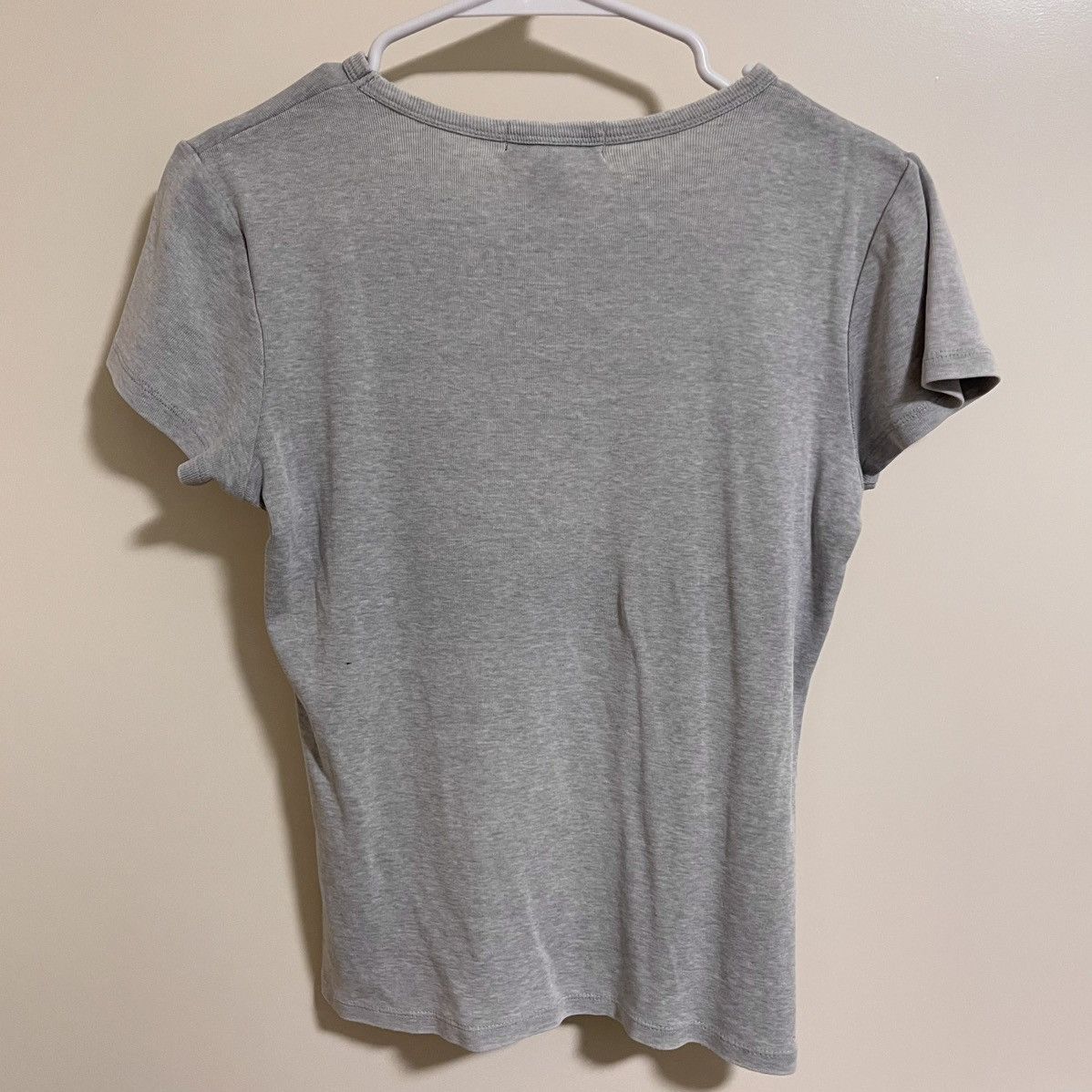 Banana Republic × Designer Banana Republic Women’s Grey Short Sleeve Shirt Size Small Size S / US 4 / IT 40 - 2 Thumbnail
