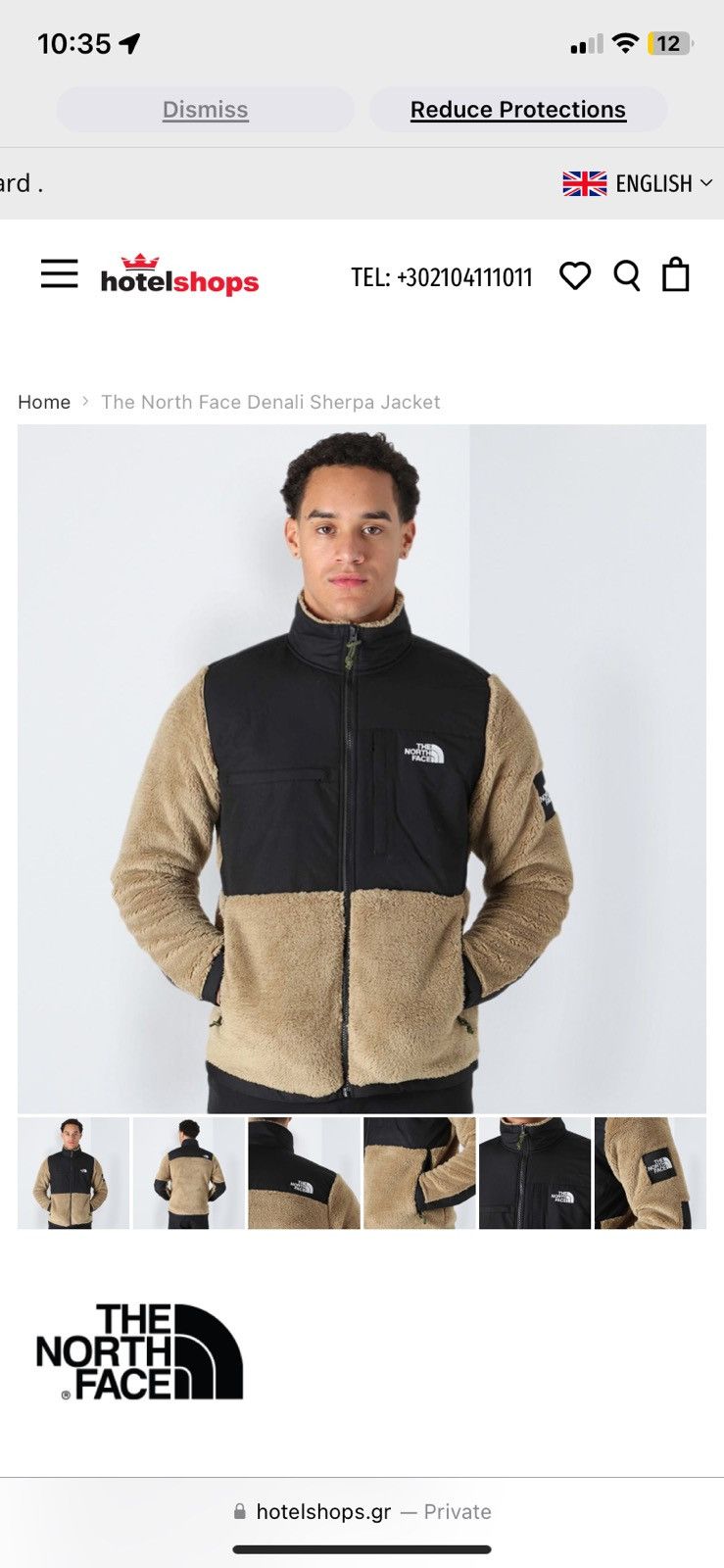 The North Face Denali Fleece Sherpa - TNF BEIGE - Size XL