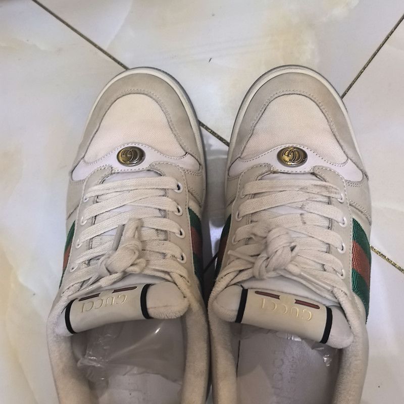 Gucci Gucci Screener Leather Sneakers for Men - Size US 8 / EU 41 - 6 Thumbnail