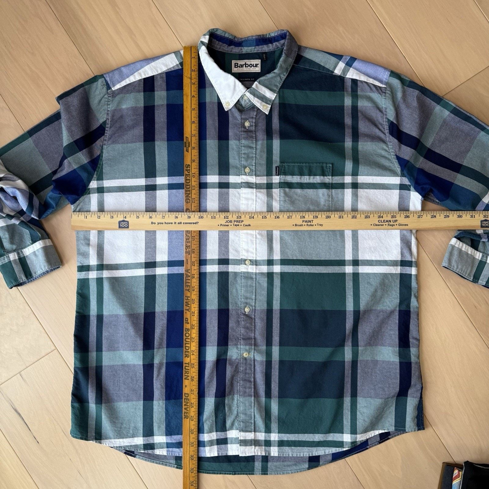 Barbour Barbour Shirt 2XL Multicolor Highland 2 Check Button Up Size US XXL / EU 58 / 5 - 2 Thumbnail