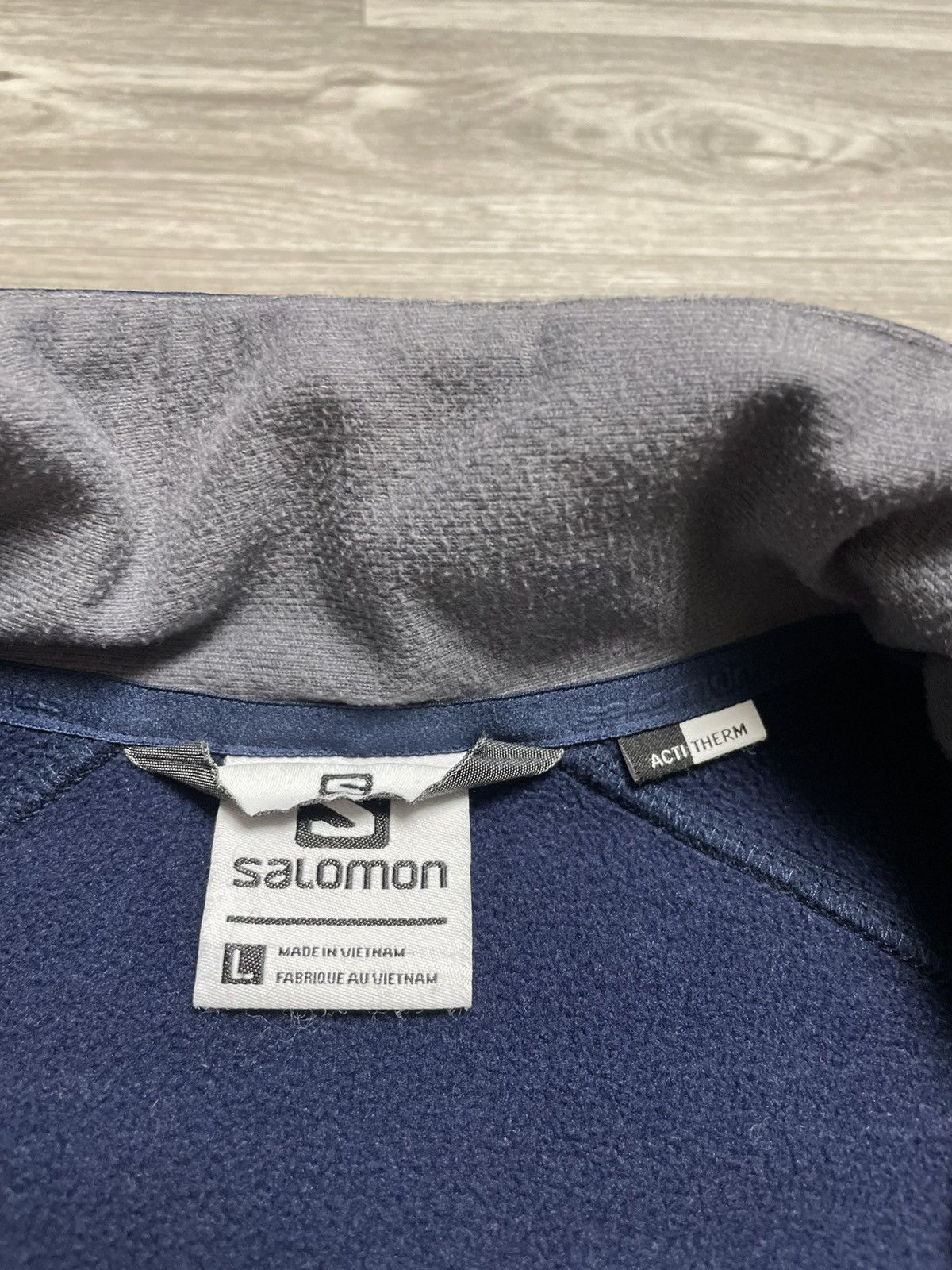 Salomon Vintage Salomon Blue Zip-Up Jacket Size US L / EU 52-54 / 3 - 10 Thumbnail