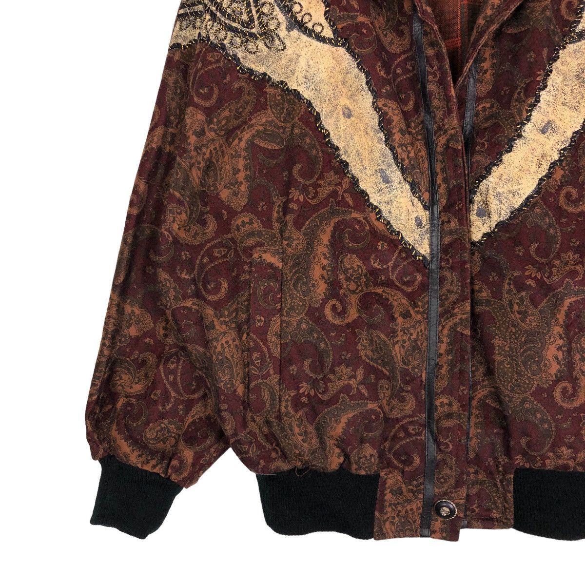 Japanese Brand 🔥Vintage Bomber Jacket Native Navajo Design Kapital Kountry Size US M / EU 48-50 / 2 - 4 Thumbnail