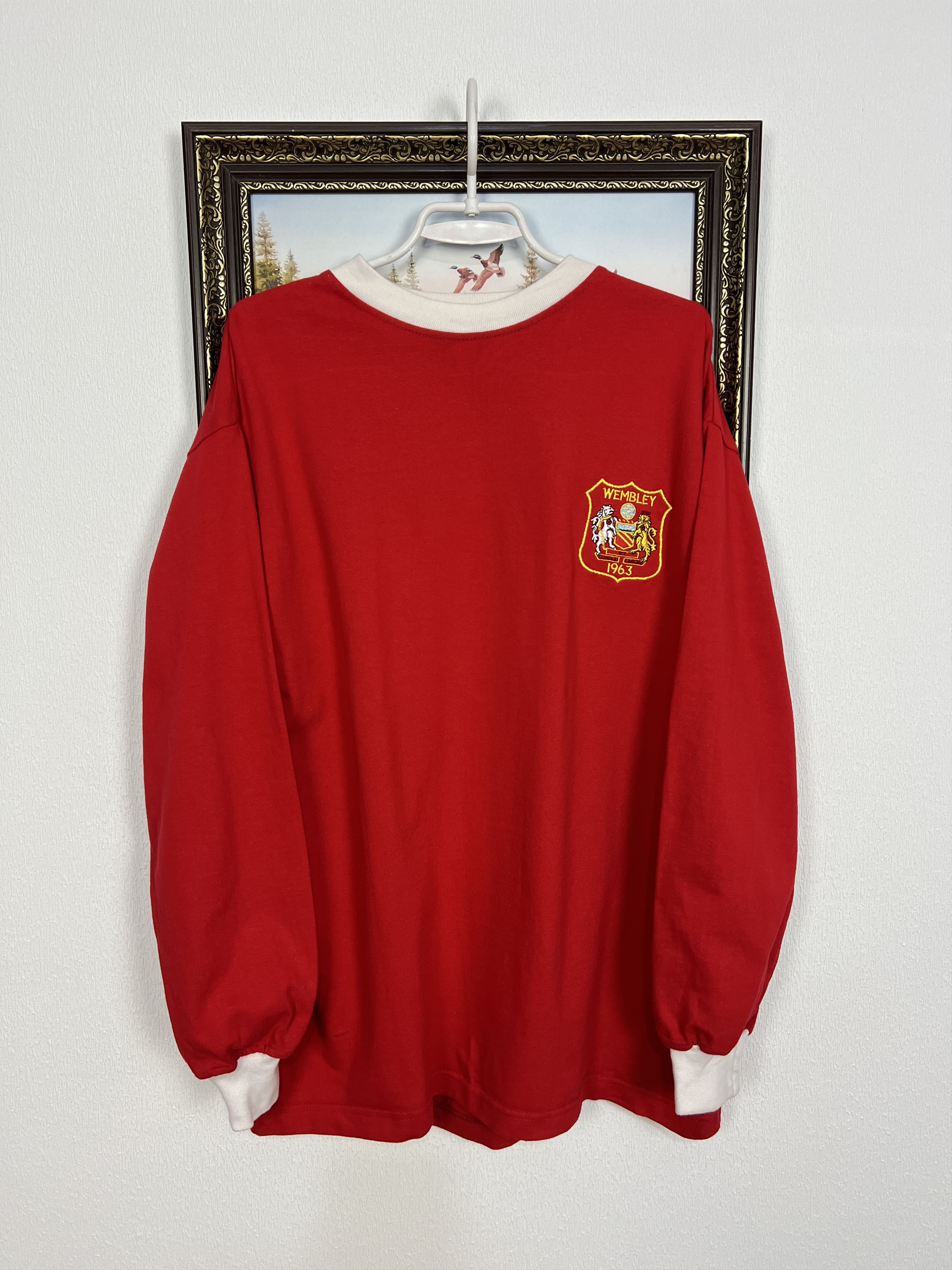 Toffs Manchester United Football Long Sleeve Shirt Soccer Jersey Size US XL / EU 56 / 4 - 1 Thumbnail