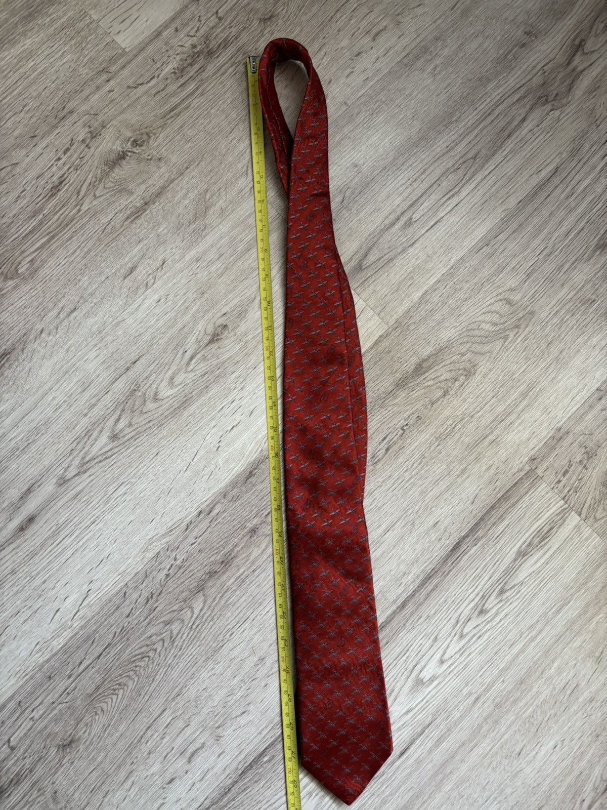 Breitling Breitling Tie Iconic Script "B Airplane" Logo Authentic Size ONE SIZE - 16 Thumbnail