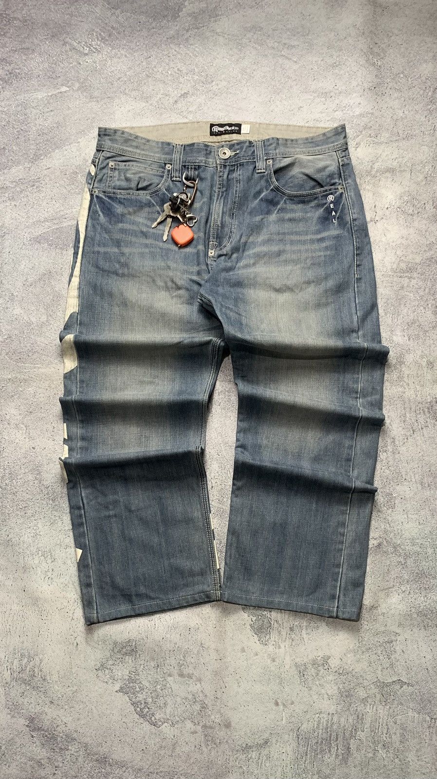 Japanese Brand Y2k UNIQUE DENIM by REAL VOICE Size US 34 / EU 50 - 8 Thumbnail