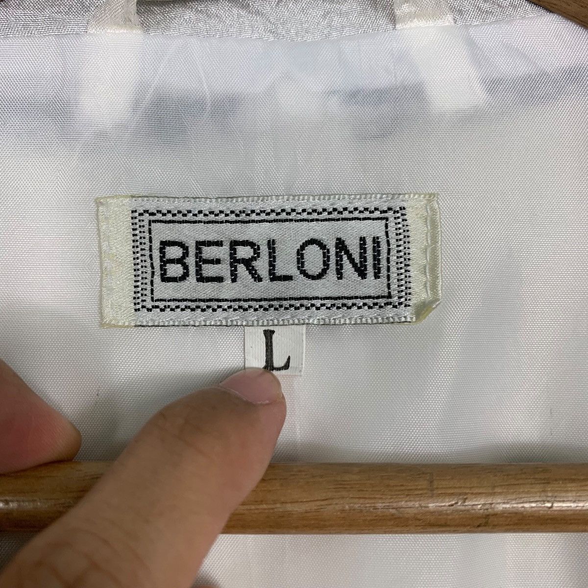 Japanese Brand BERLONI Light Jacket #2430-C109 Size US L / EU 52-54 / 3 - 16 Thumbnail