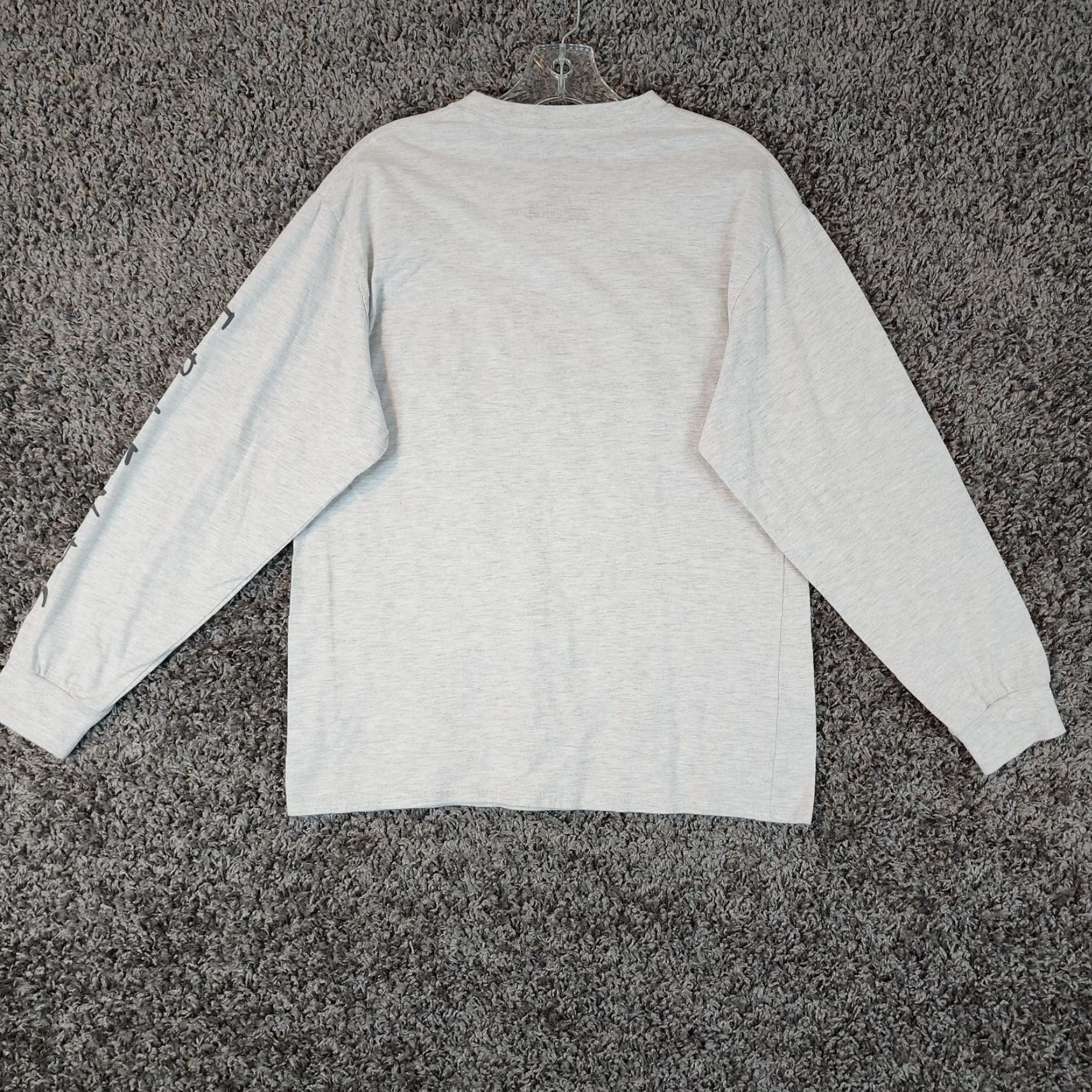 Vintage Friends Women's Long Sleeve T-shirt Gray Size Large Graphic Modern Size L / US 10 / IT 46 - 5 Thumbnail