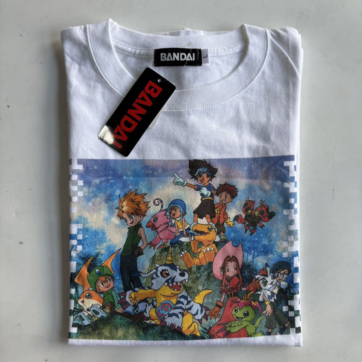 Anime Anime Shirt Digimon Adventure Official Bandai Size US L / EU 52-54 / 3 - 5 Thumbnail
