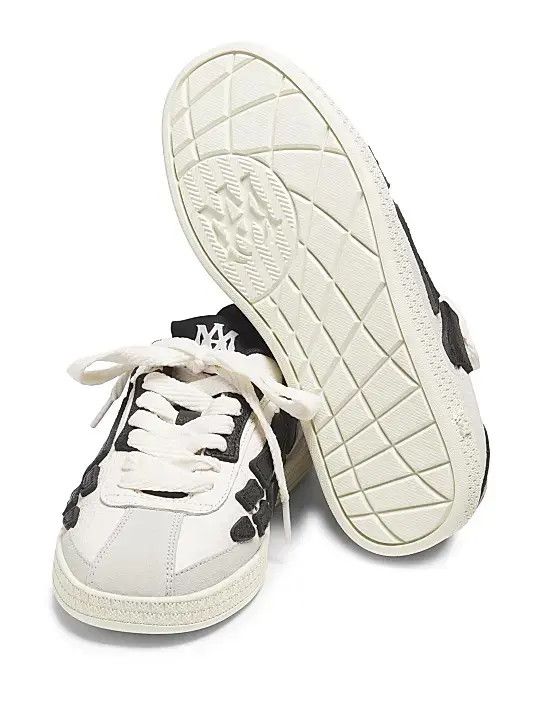 Amiri o1s1wg110526 Pacific Bones Leather Low-Top Sneakers Size US 11 / EU 44 - 4 Thumbnail