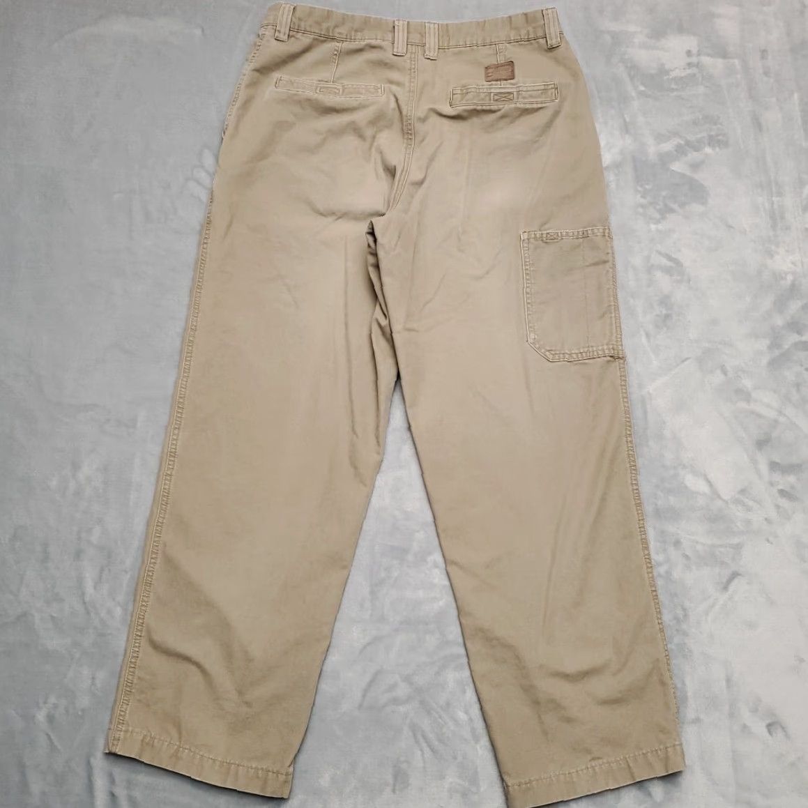 Vintage VINTAGE Columbia Pants Mens 34x32 Khaki Canvas Baggy Cargo Outdoors Gorp Classic Size US 36 / EU 52 - 6 Thumbnail